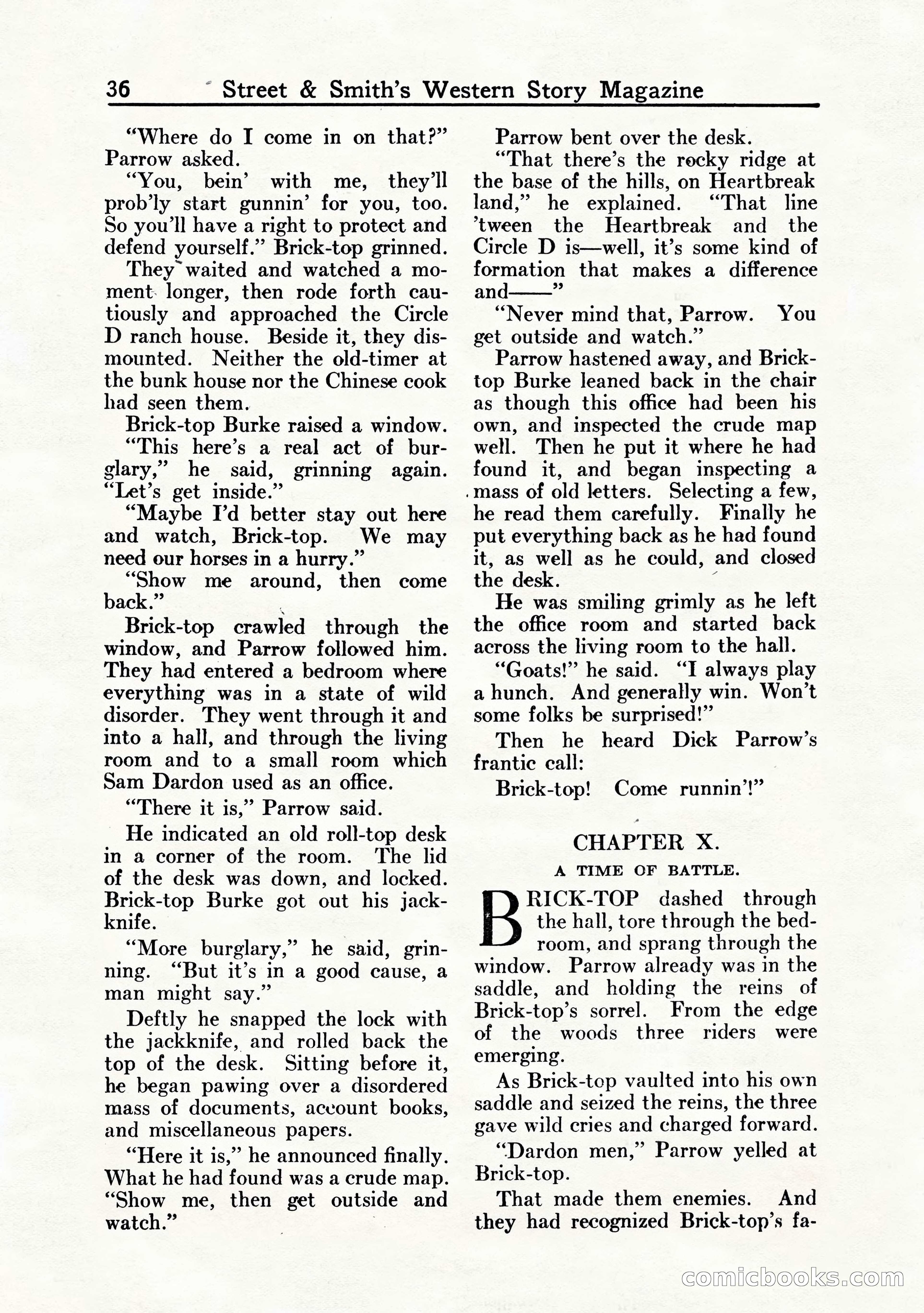 Western Story Magazine, July 1935 — page 38 of 148