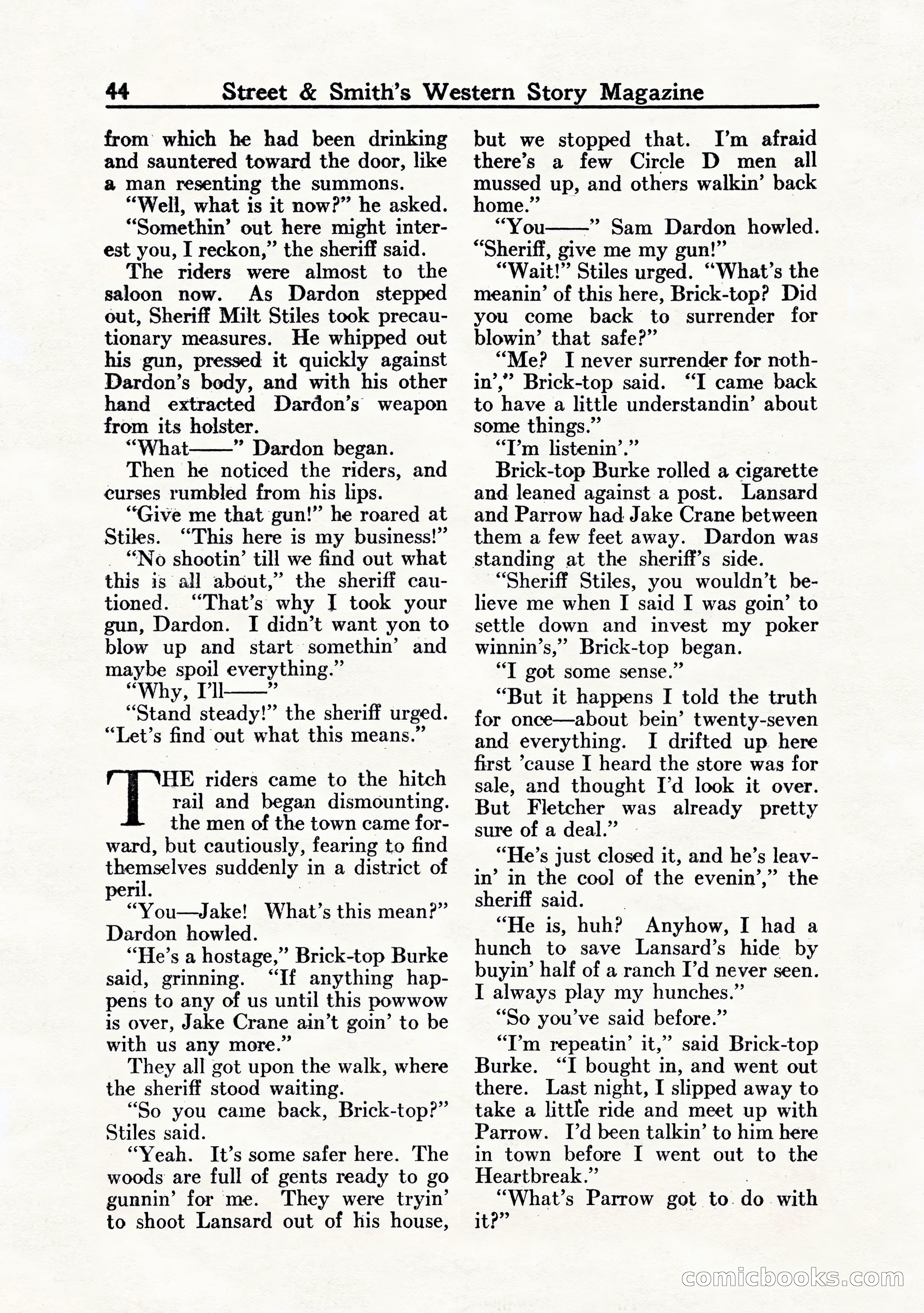 Western Story Magazine, July 1935 — page 46 of 148