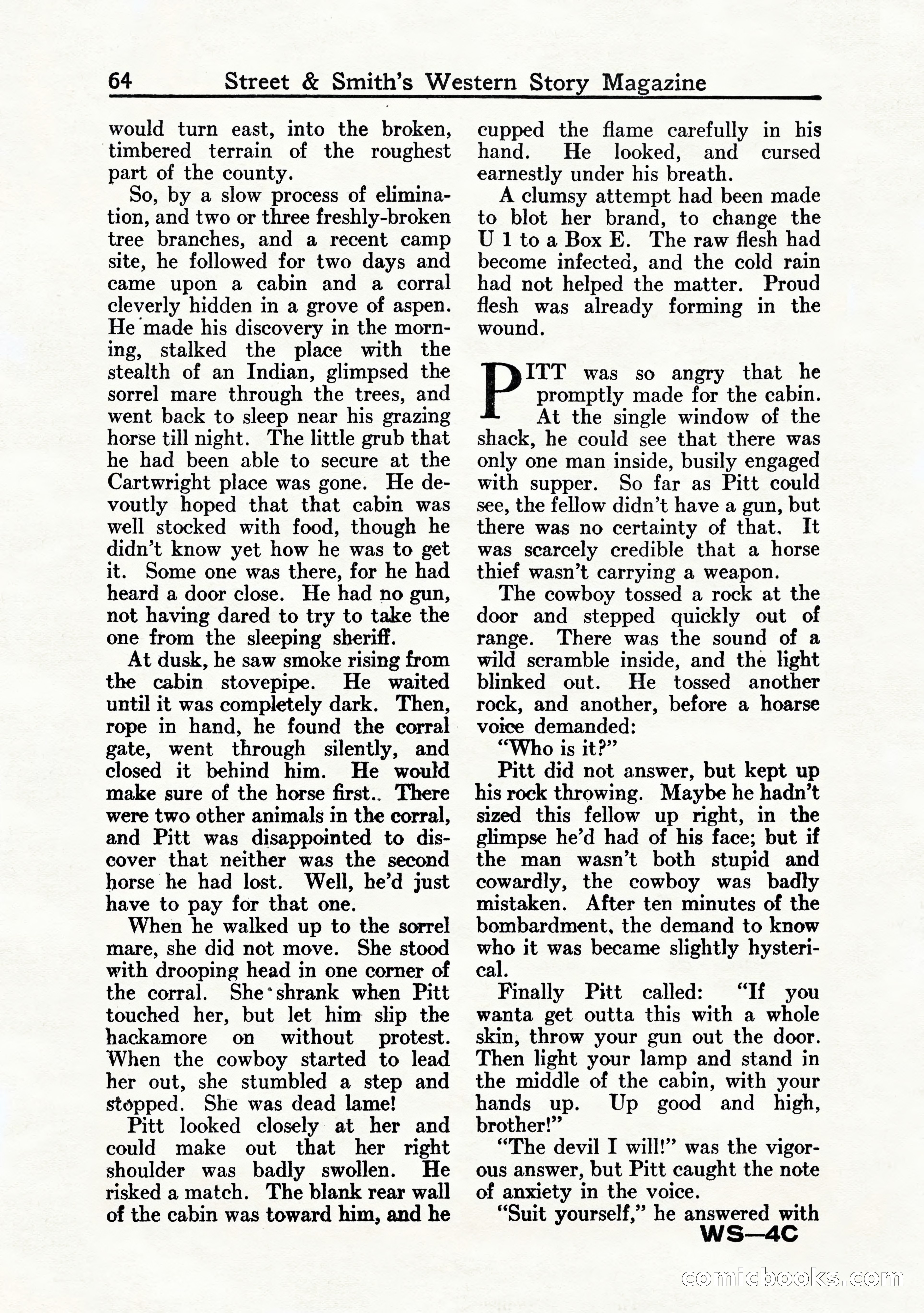 Western Story Magazine, July 1935 — page 66 of 148