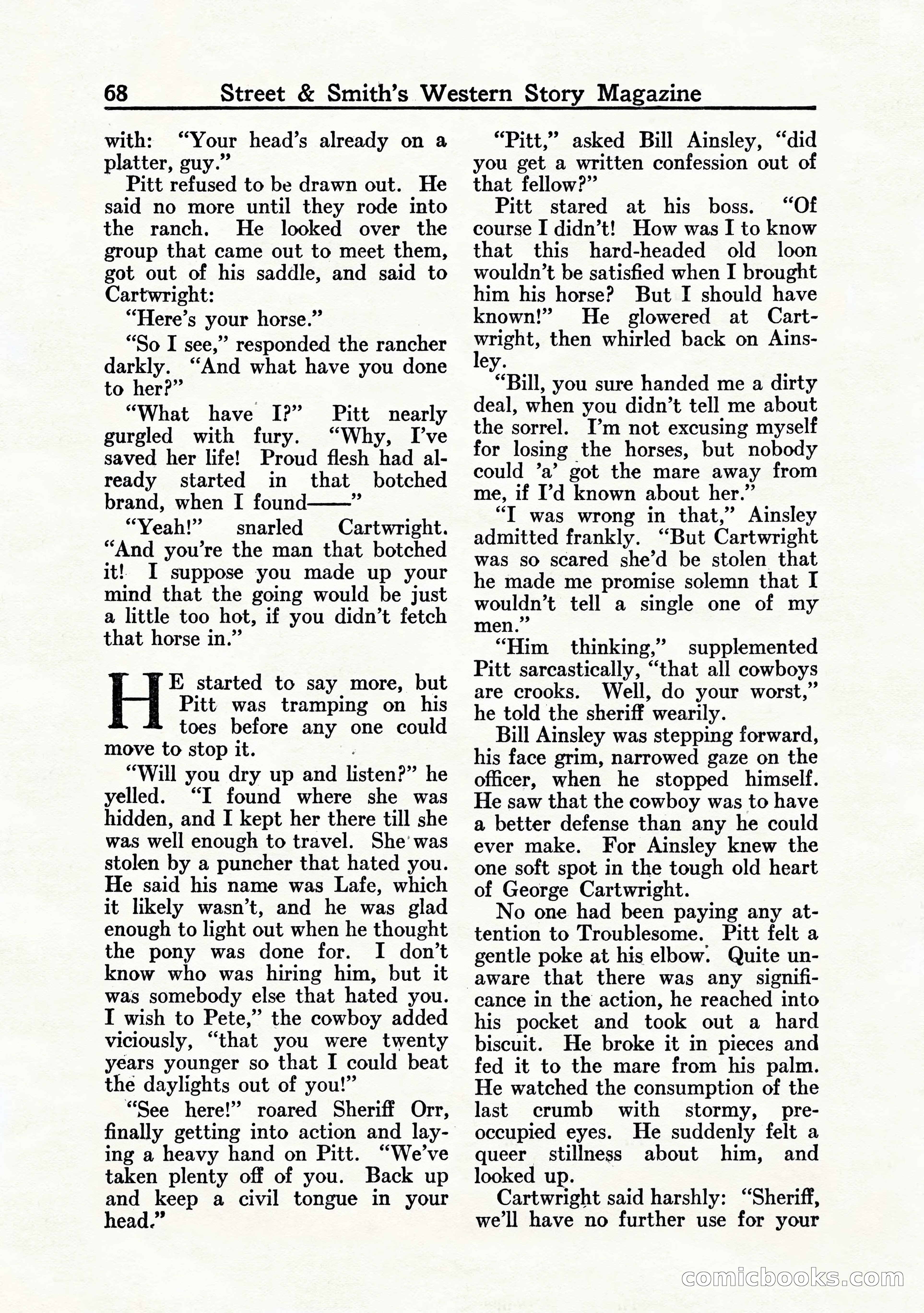 Western Story Magazine, July 1935 — page 70 of 148