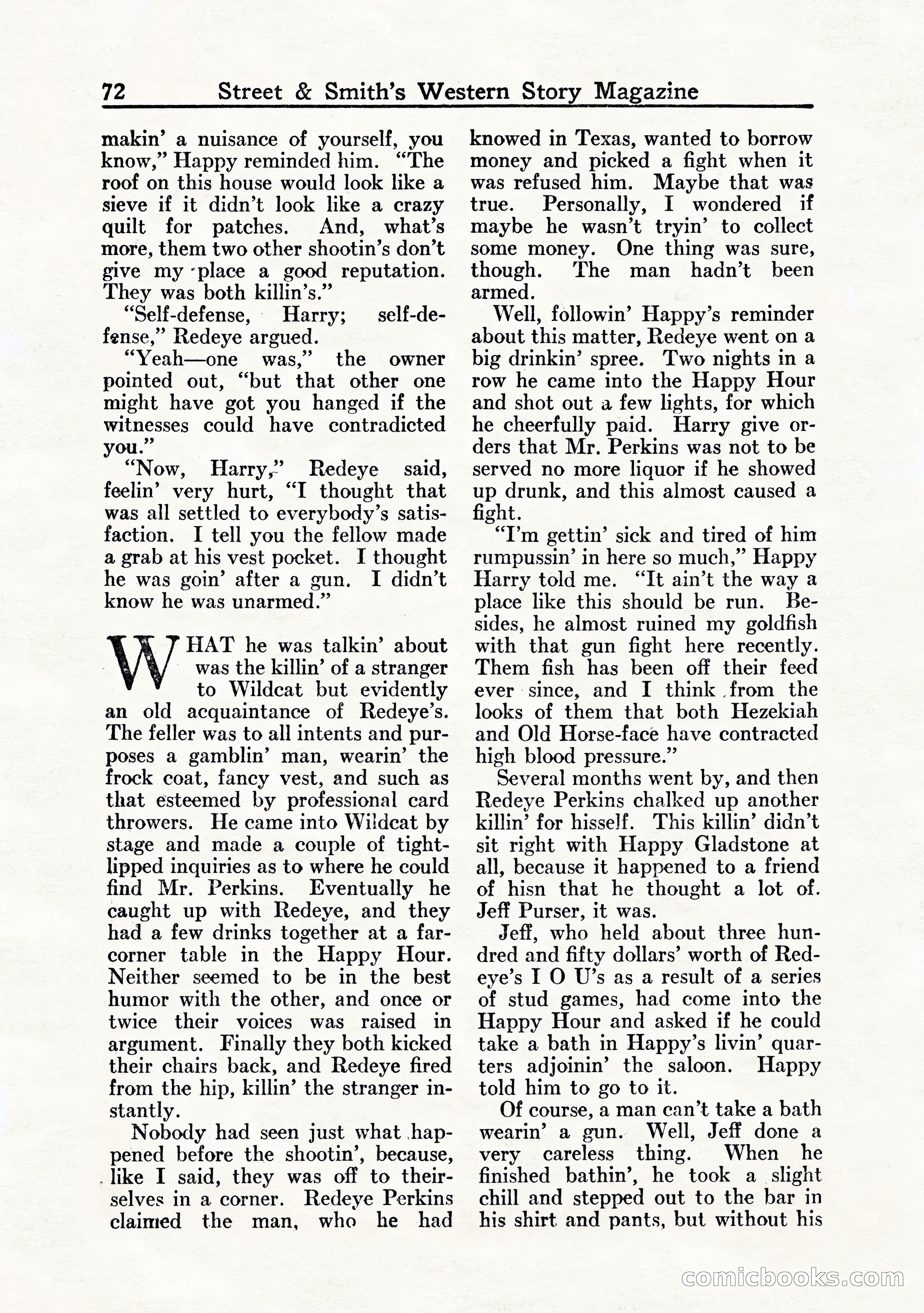 Western Story Magazine, July 1935 — page 74 of 148