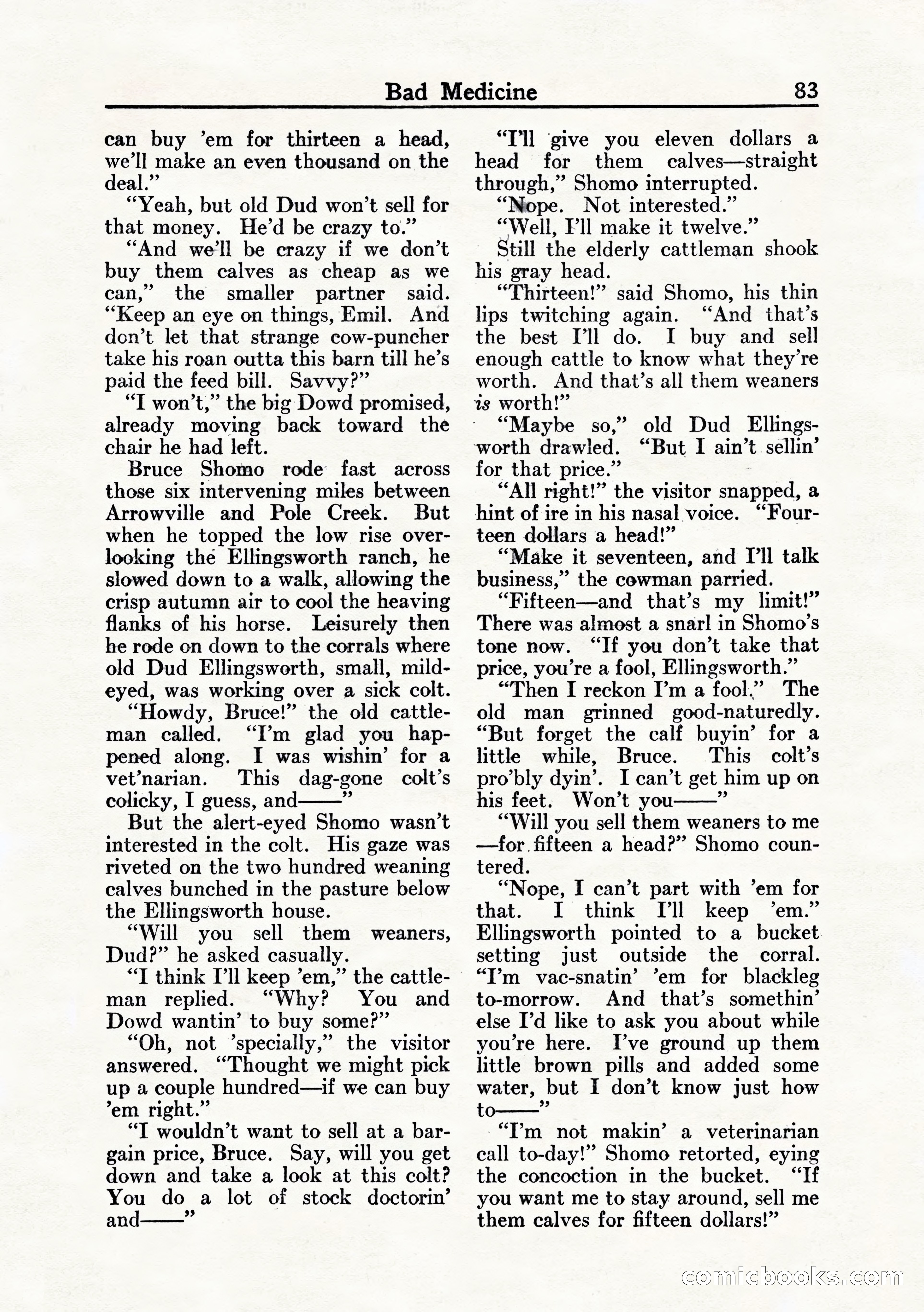 Western Story Magazine, July 1935 — page 85 of 148