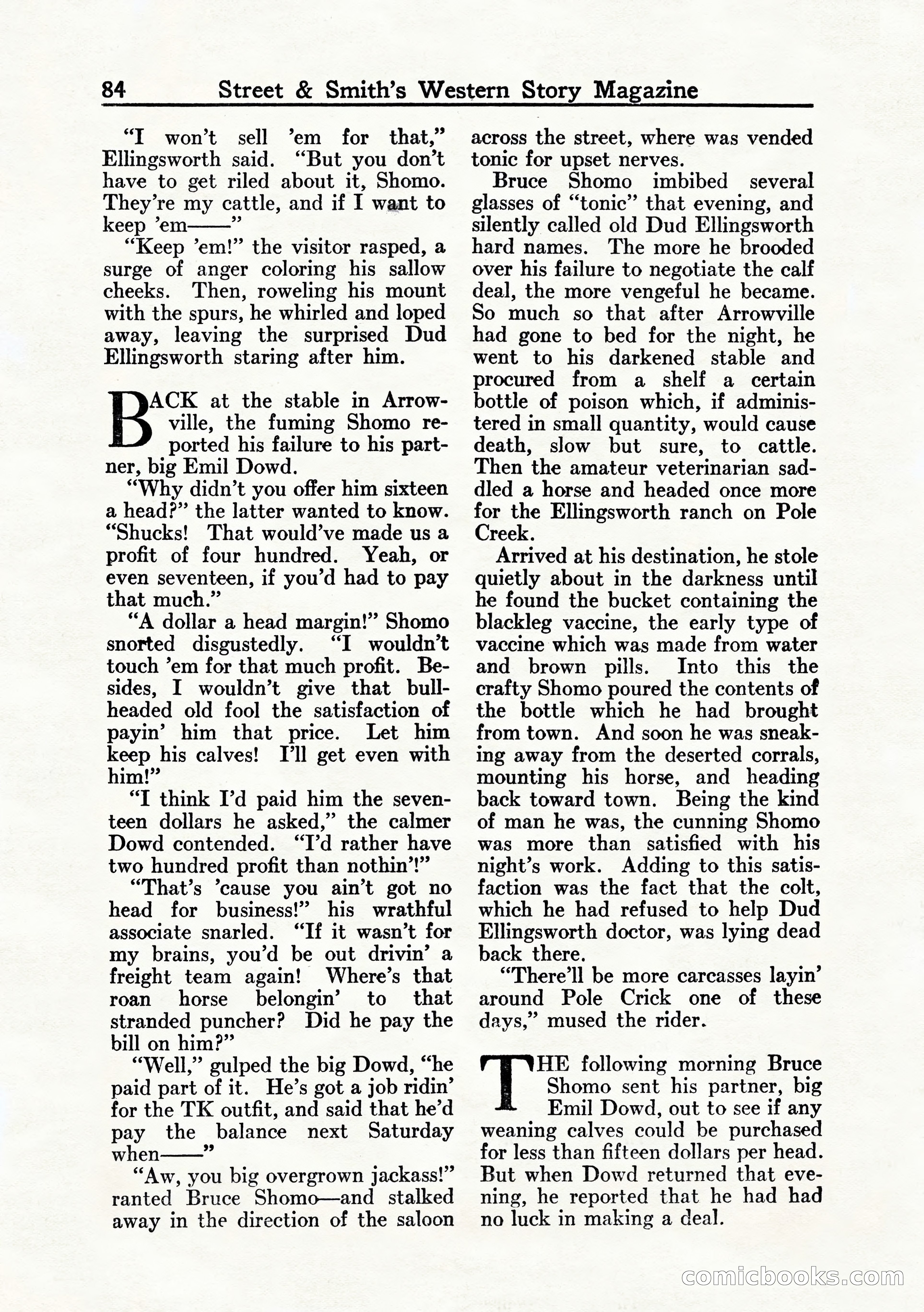 Western Story Magazine, July 1935 — page 86 of 148