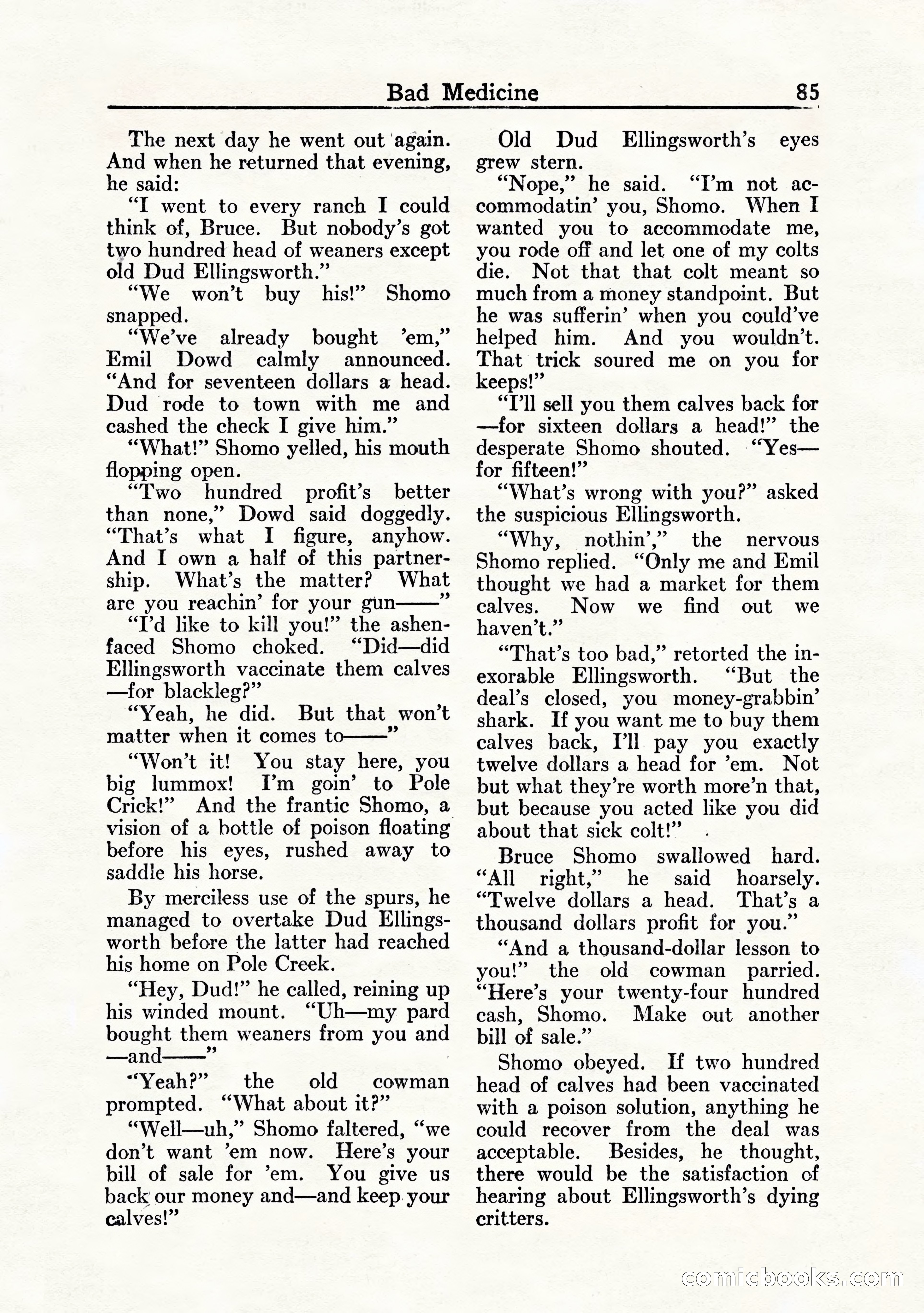 Western Story Magazine, July 1935 — page 87 of 148