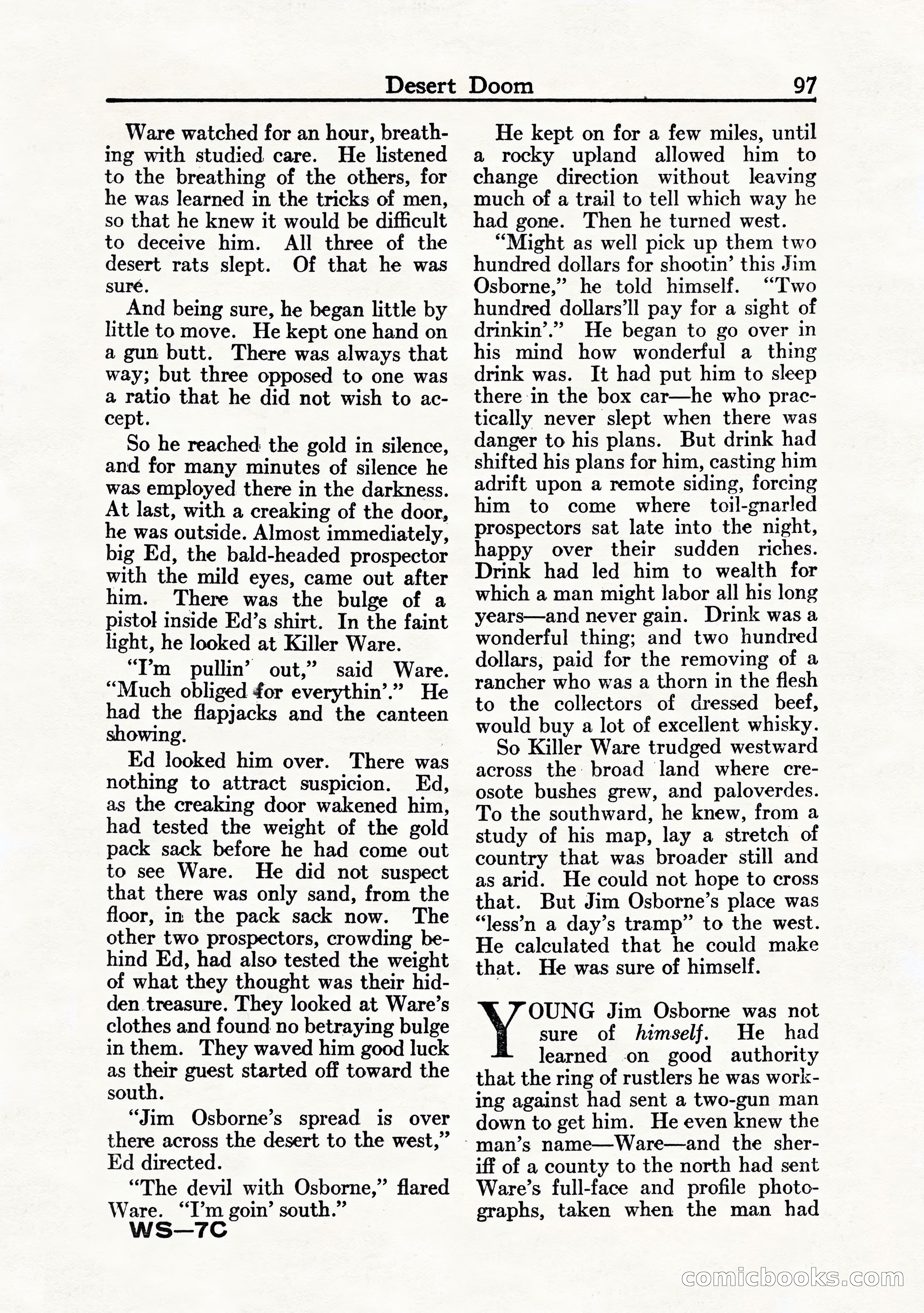 Western Story Magazine, July 1935 — page 99 of 148
