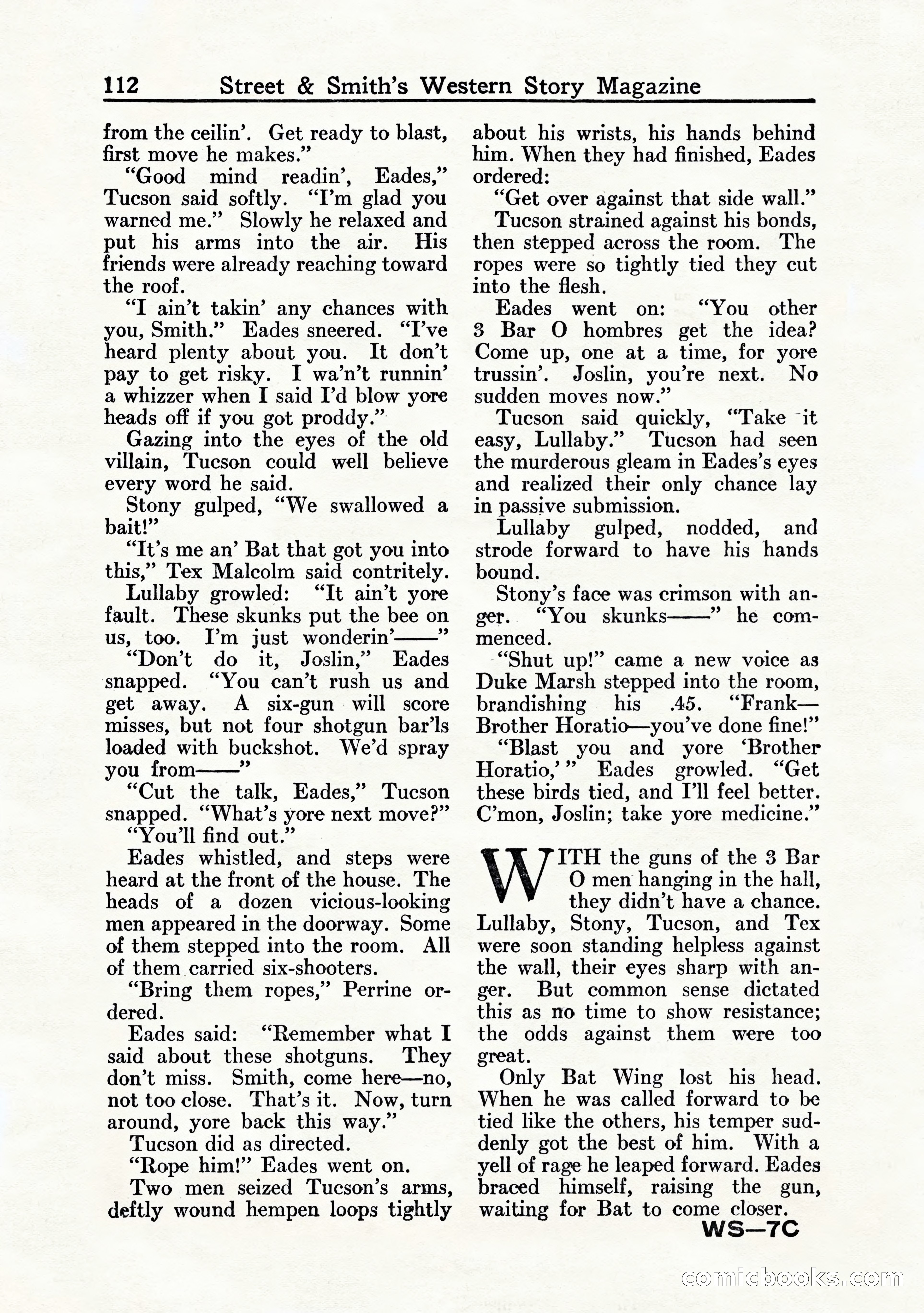 Western Story Magazine, July 1935 — page 114 of 148