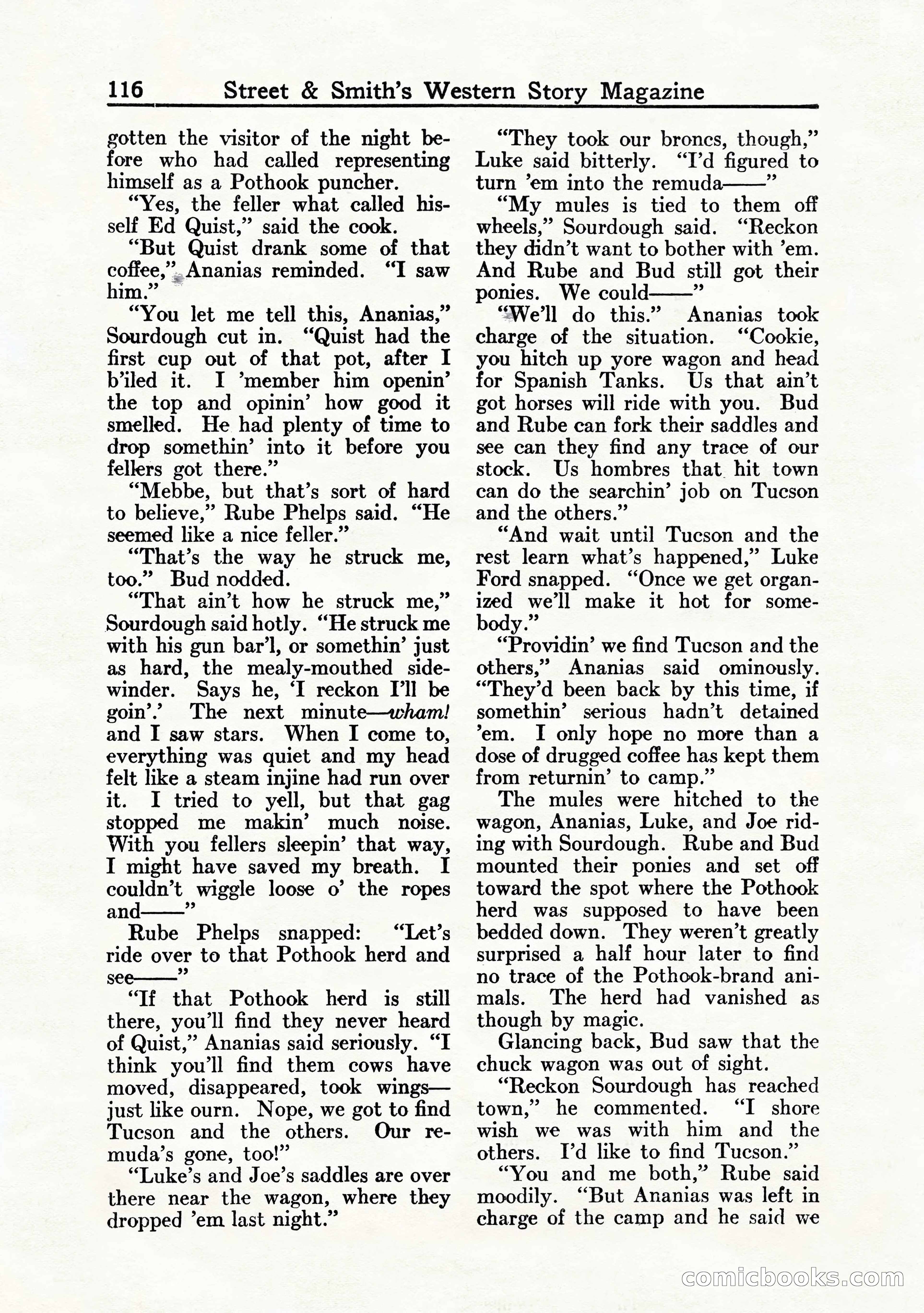 Western Story Magazine, July 1935 — page 118 of 148