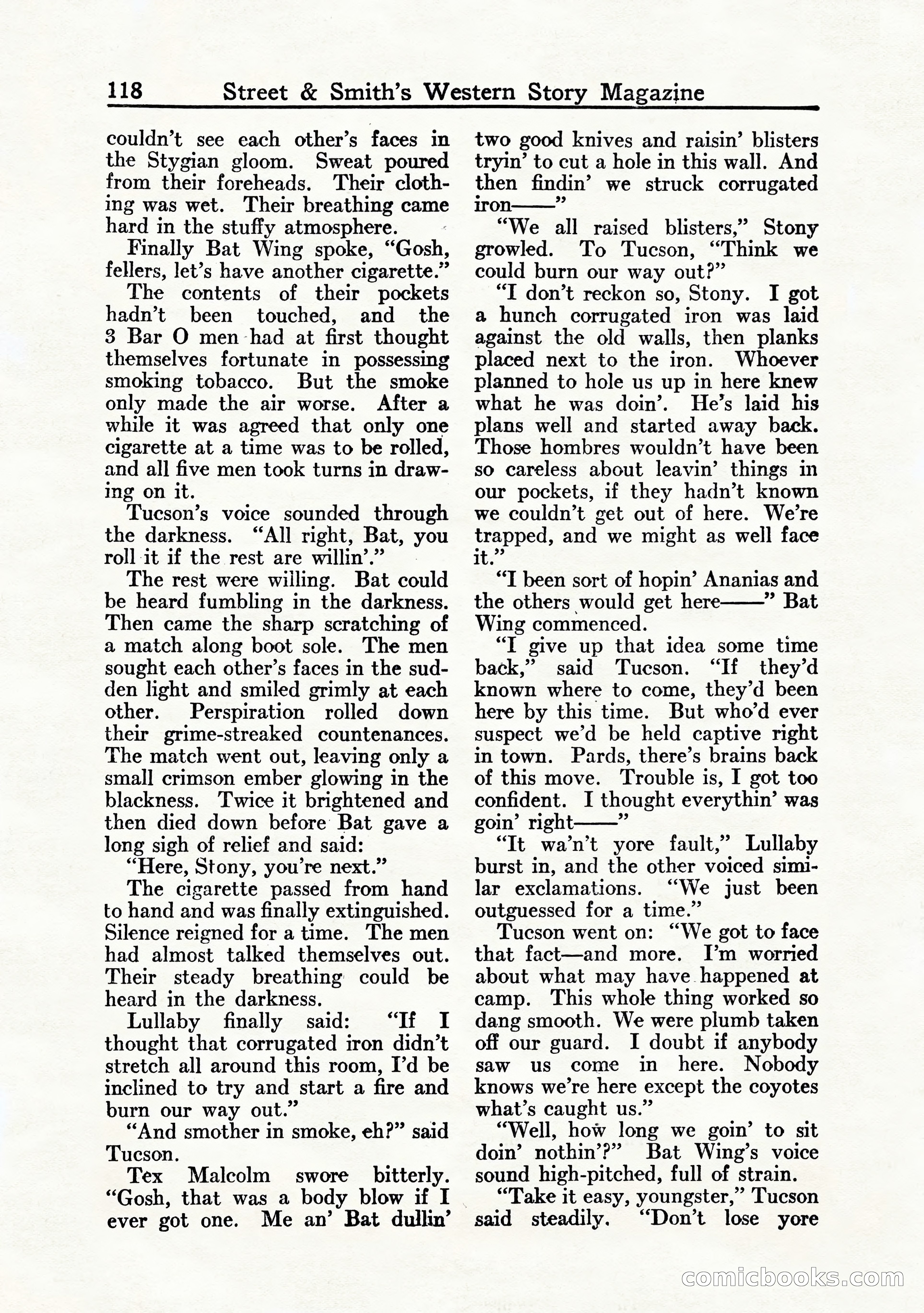 Western Story Magazine, July 1935 — page 120 of 148