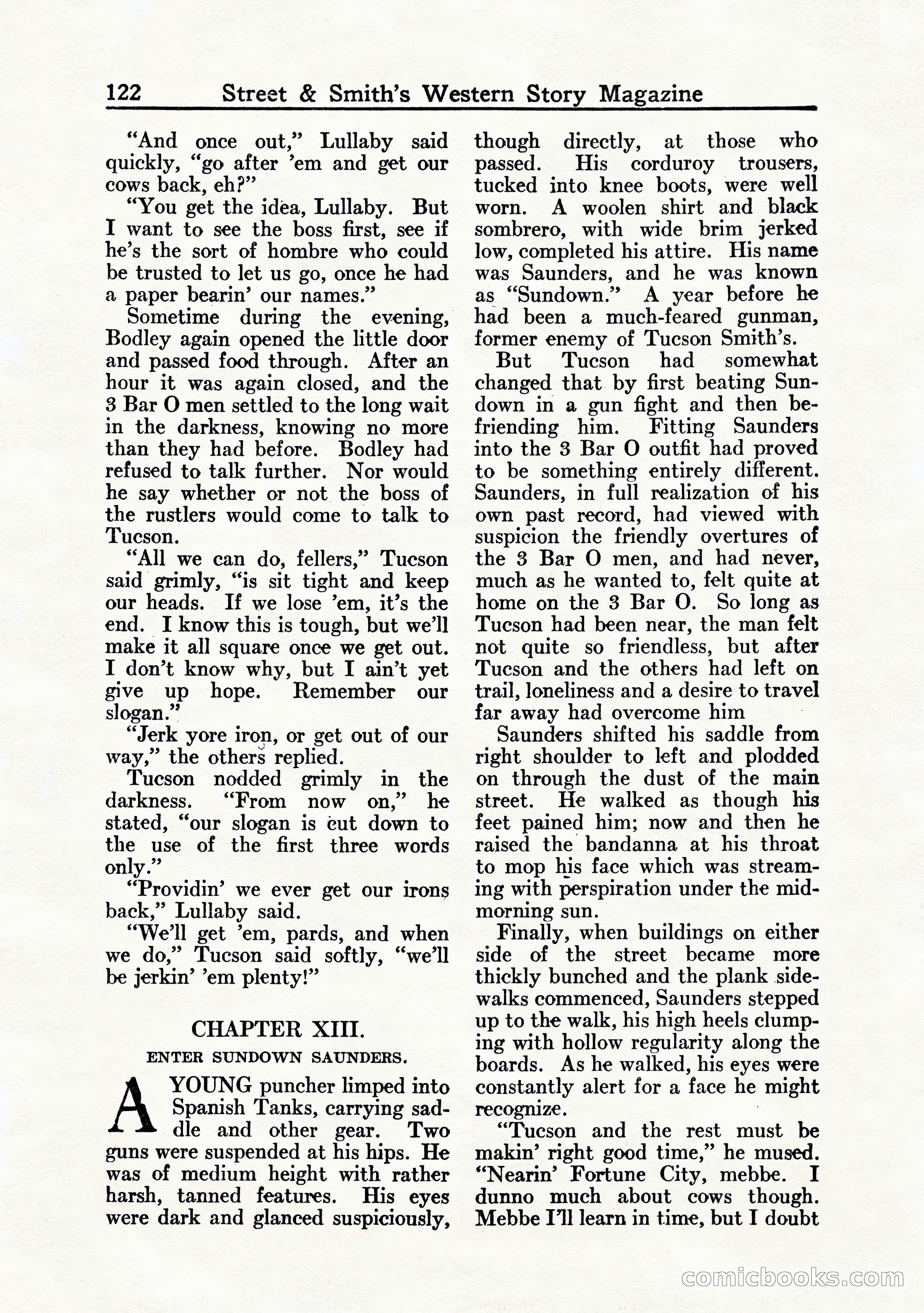 Western Story Magazine, July 1935 — page 124 of 148