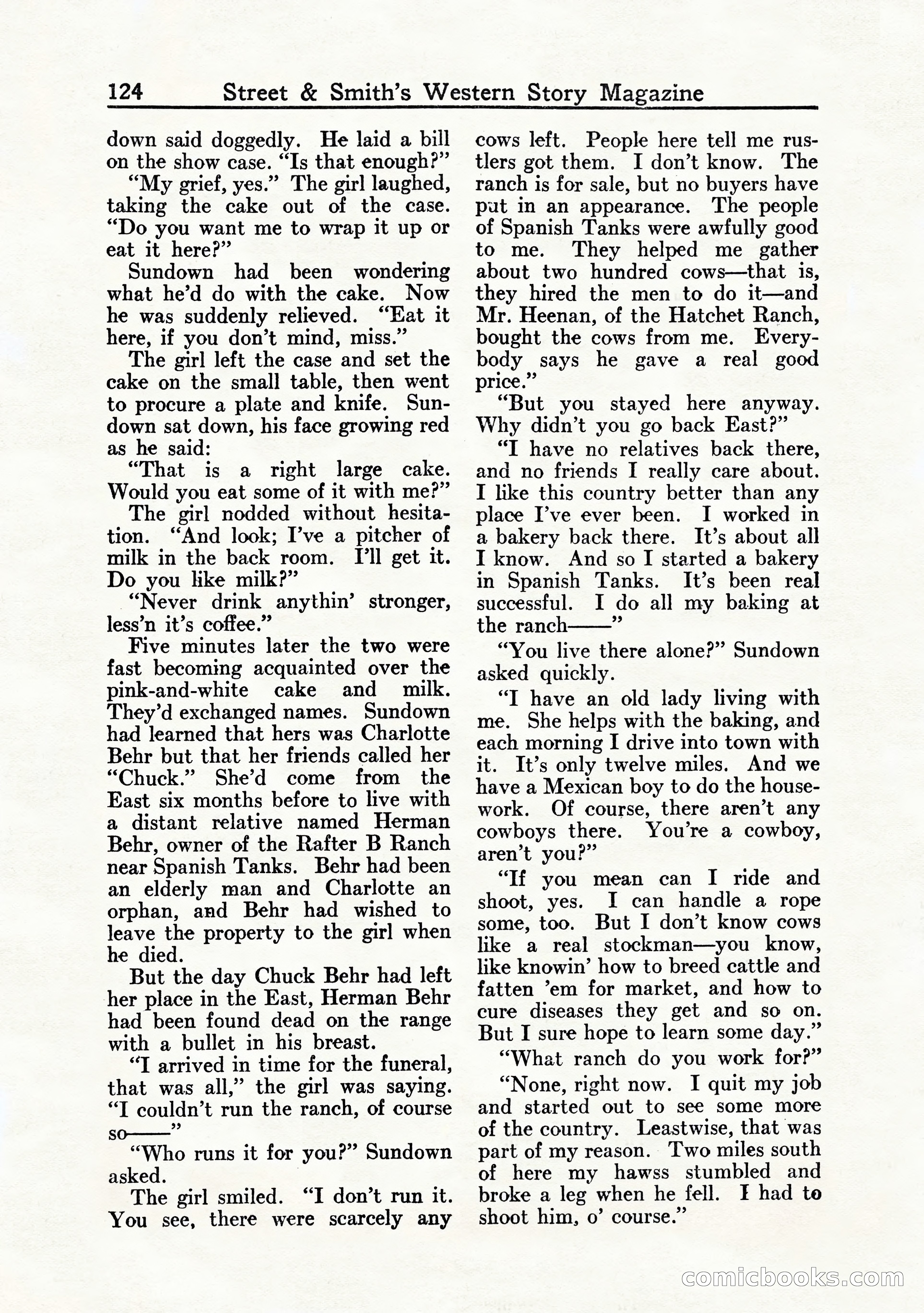 Western Story Magazine, July 1935 — page 126 of 148