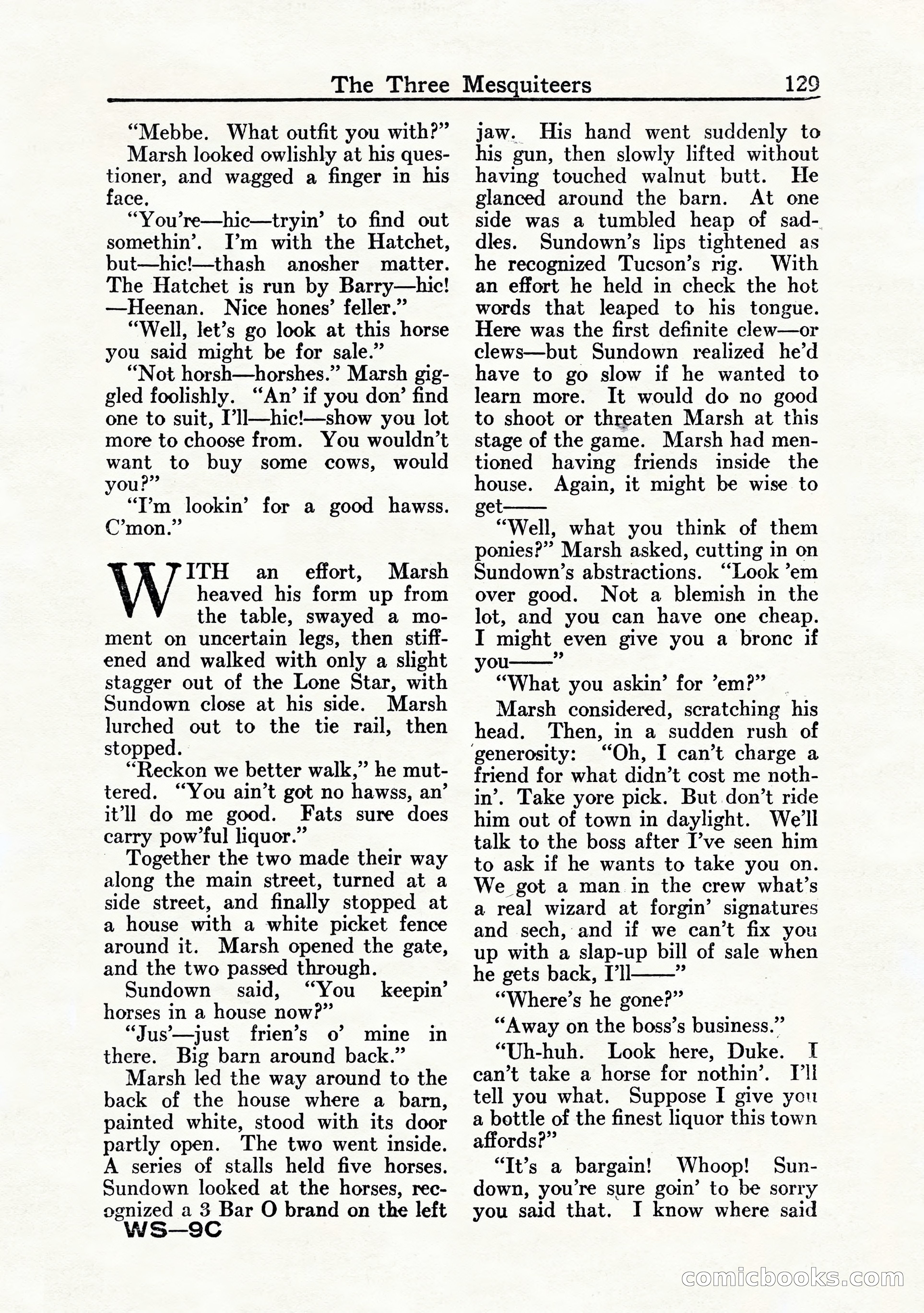 Western Story Magazine, July 1935 — page 131 of 148