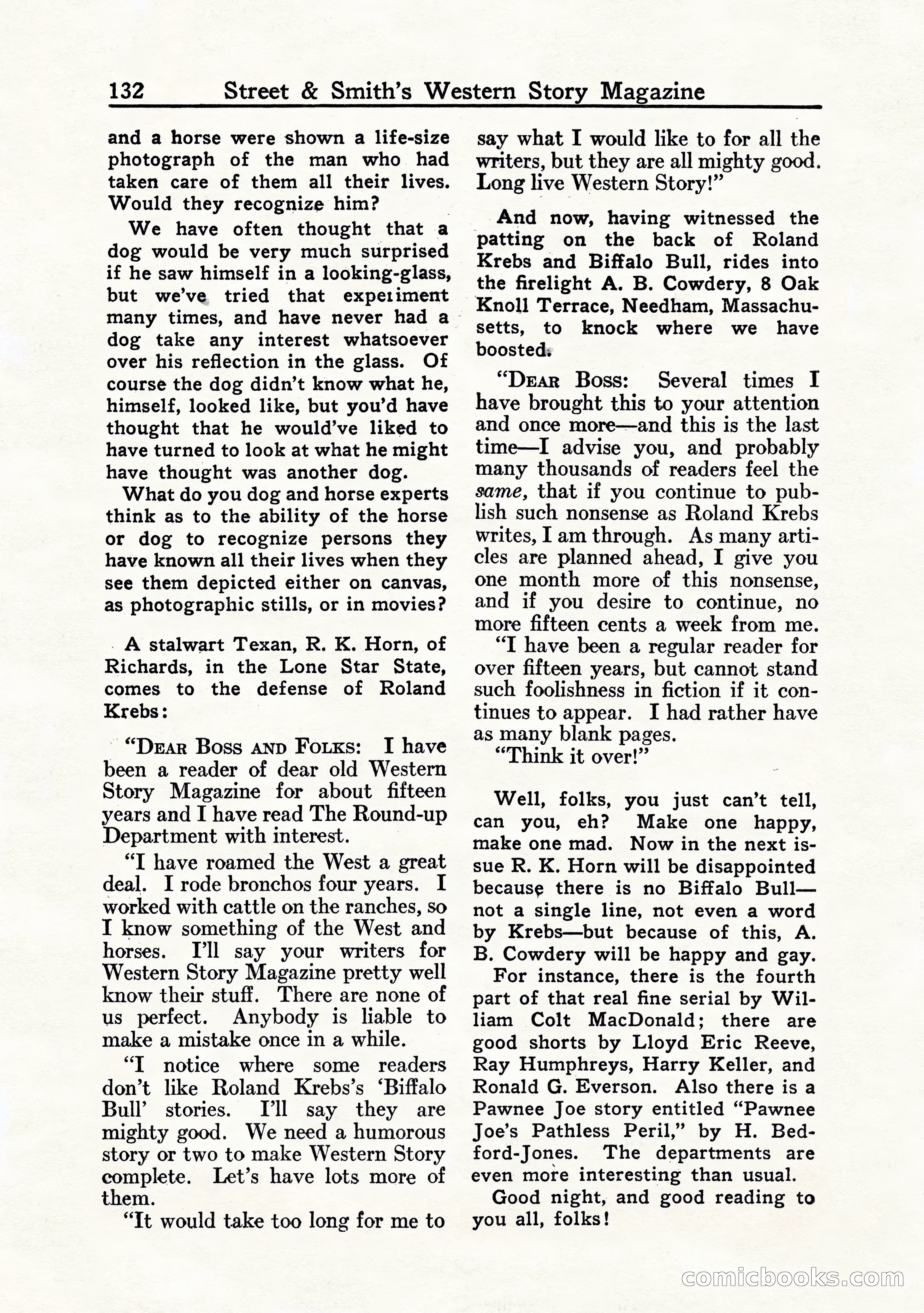 Western Story Magazine, July 1935 — page 134 of 148