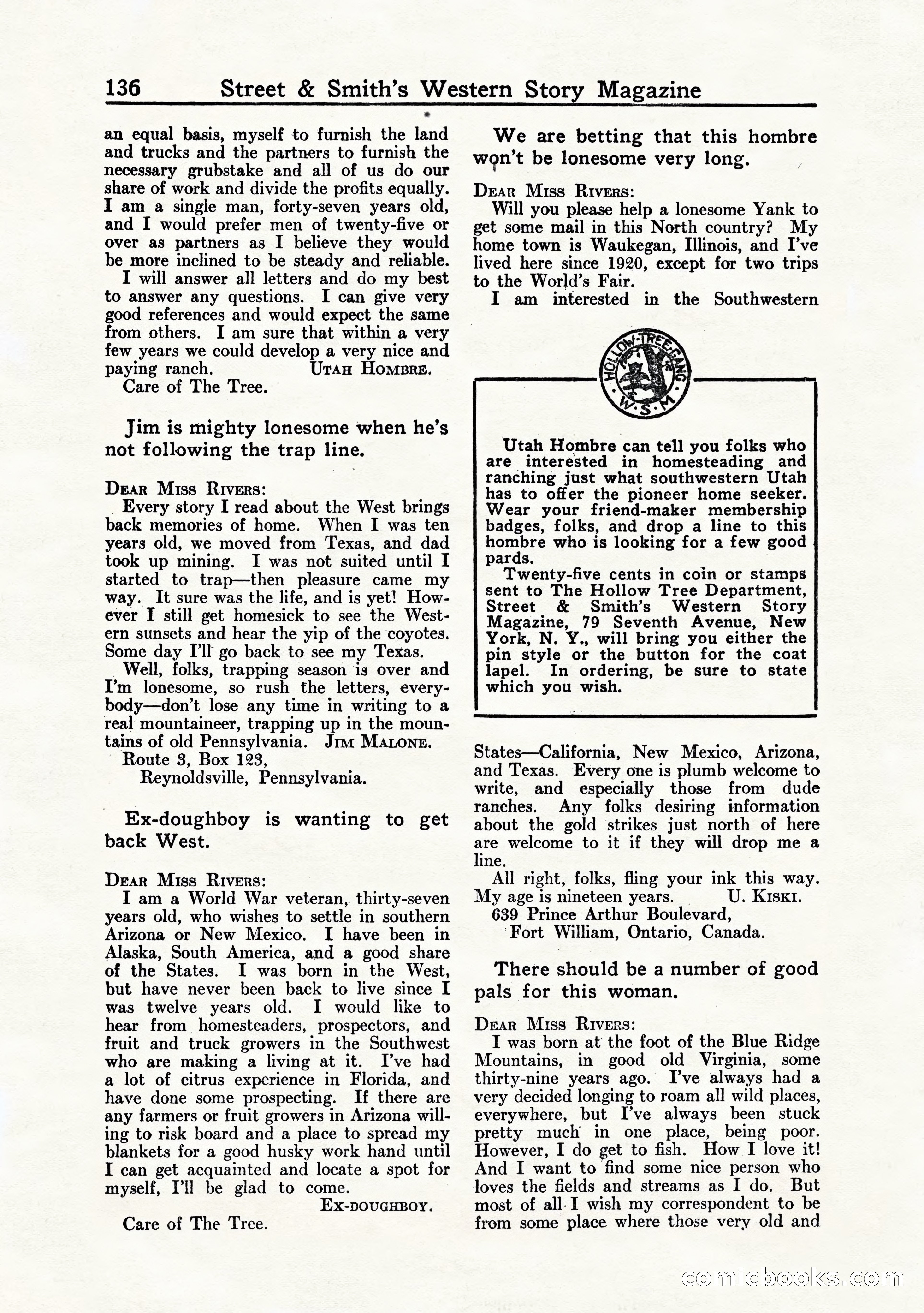Western Story Magazine, July 1935 — page 138 of 148
