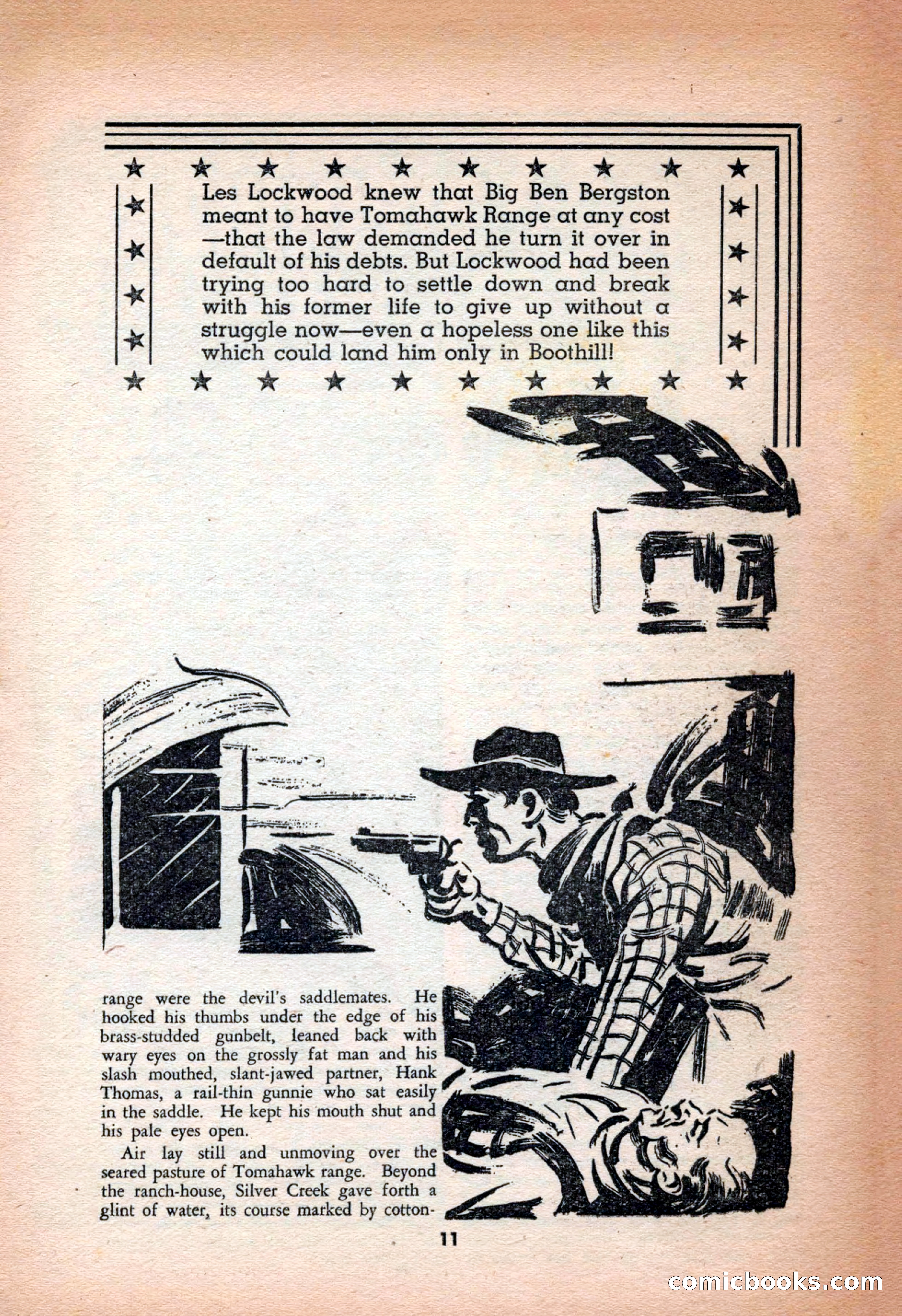 Western Yarns, January 1943 — page 11 of 100