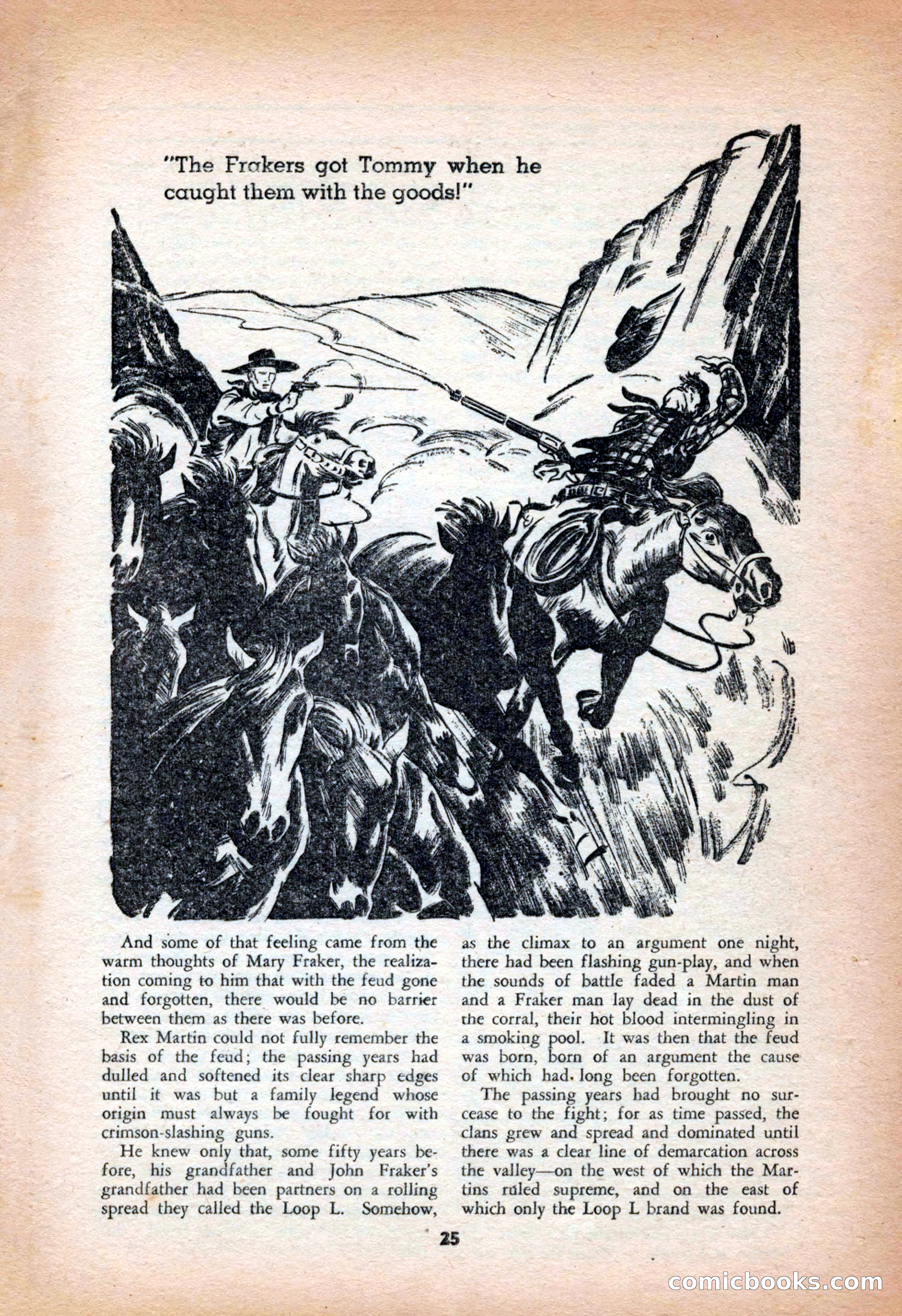 Western Yarns, January 1943 — page 25 of 100
