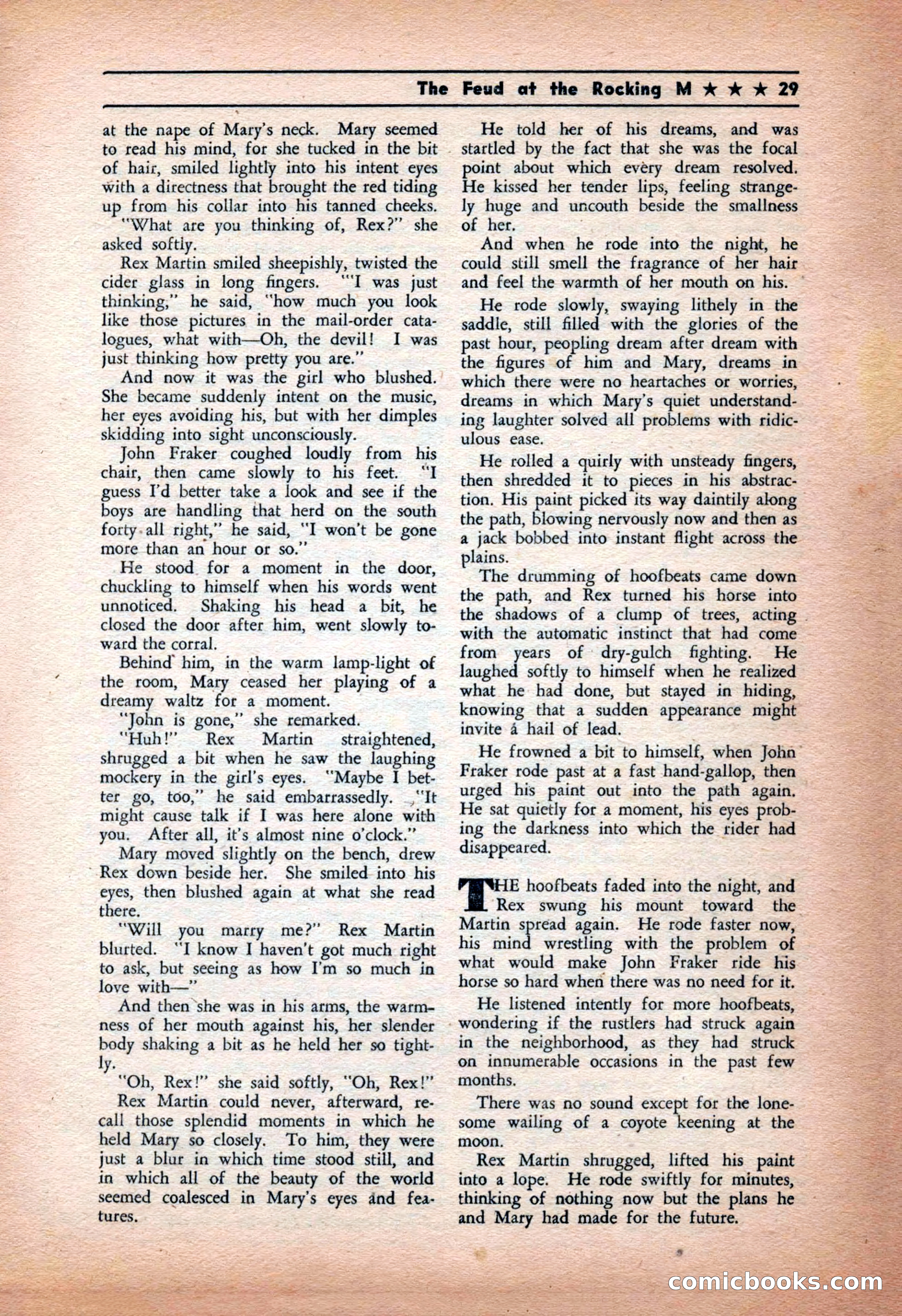 Western Yarns, January 1943 — page 29 of 100