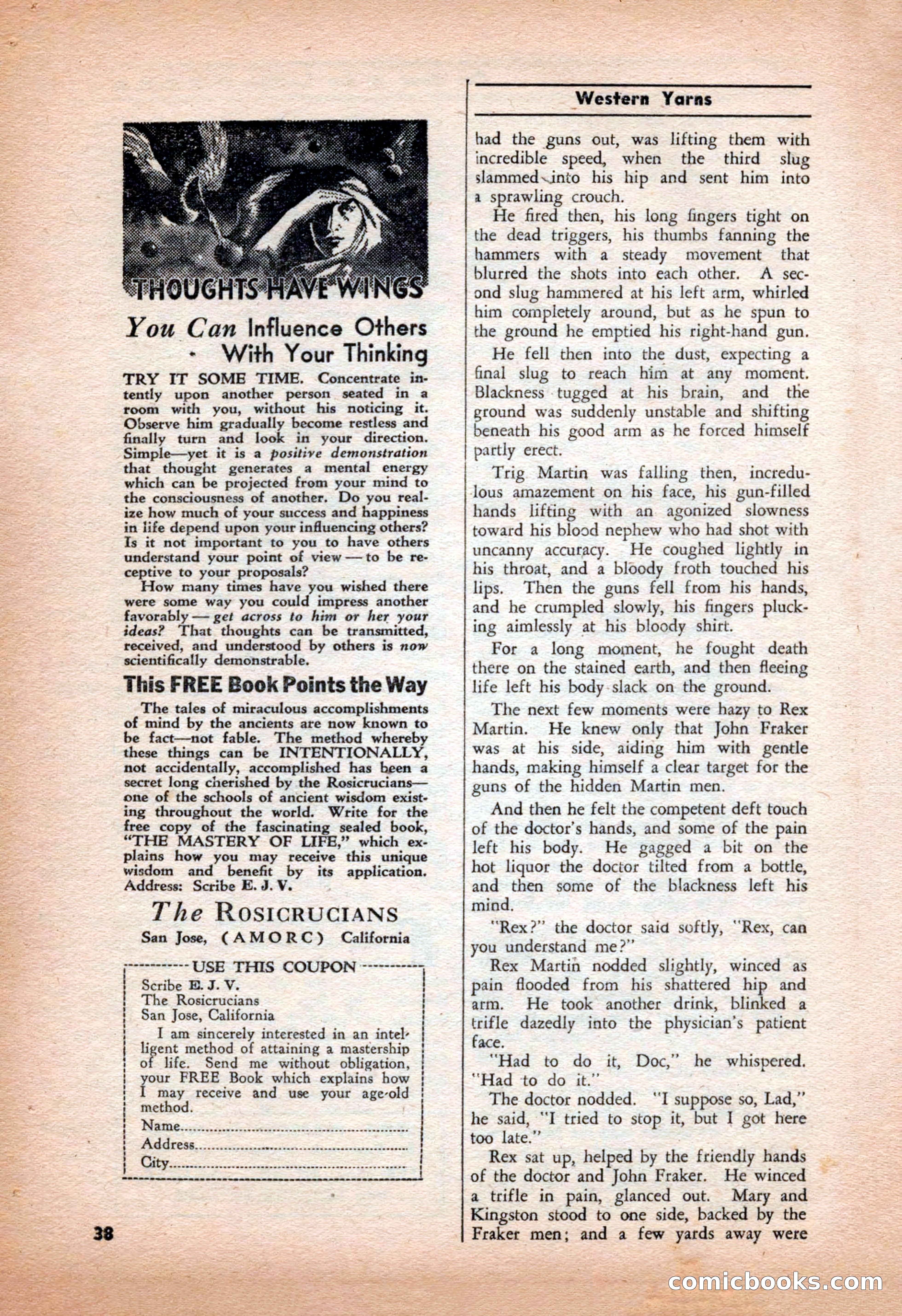 Western Yarns, January 1943 — page 38 of 100