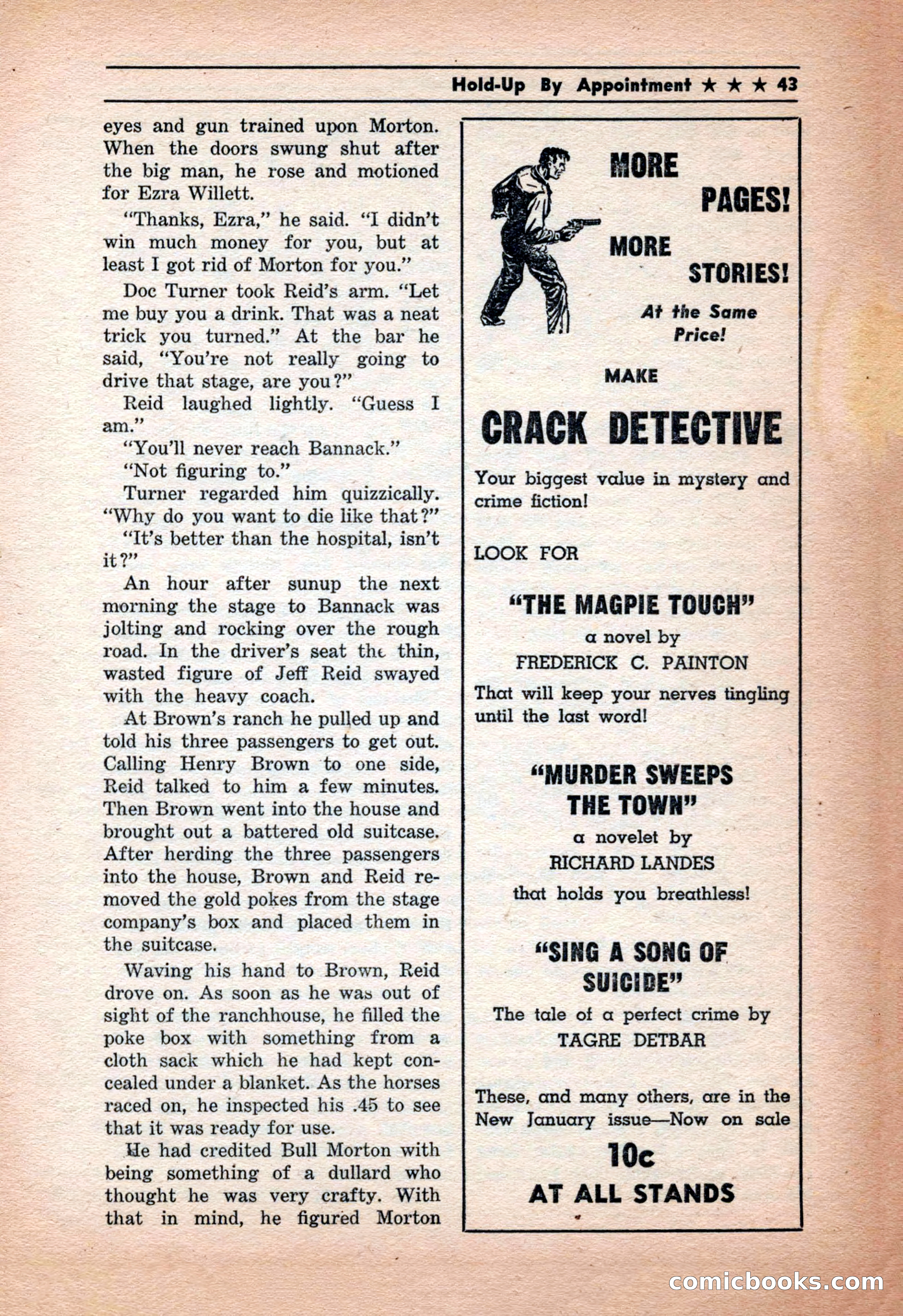 Western Yarns, January 1943 — page 43 of 100