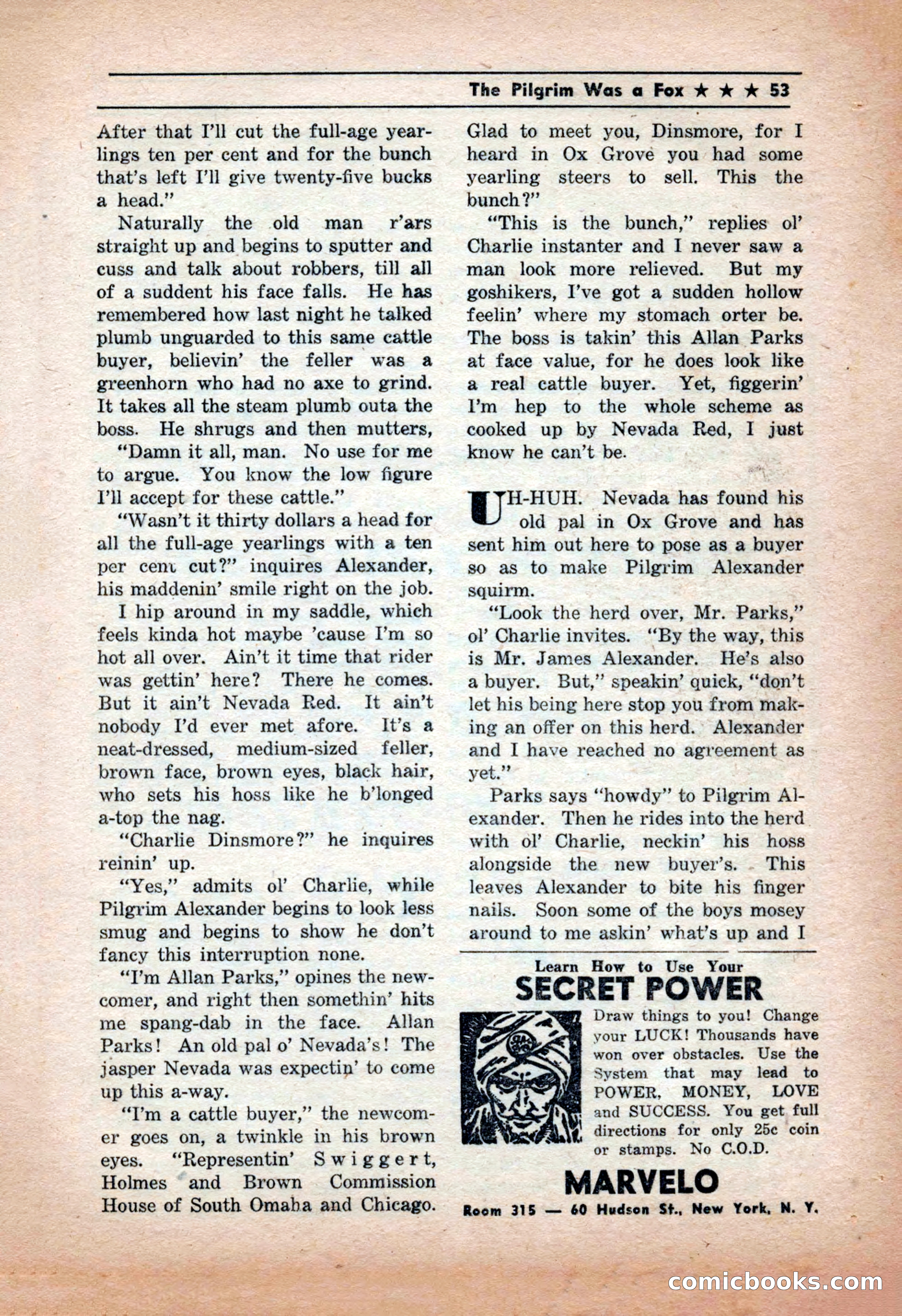 Western Yarns, January 1943 — page 53 of 100