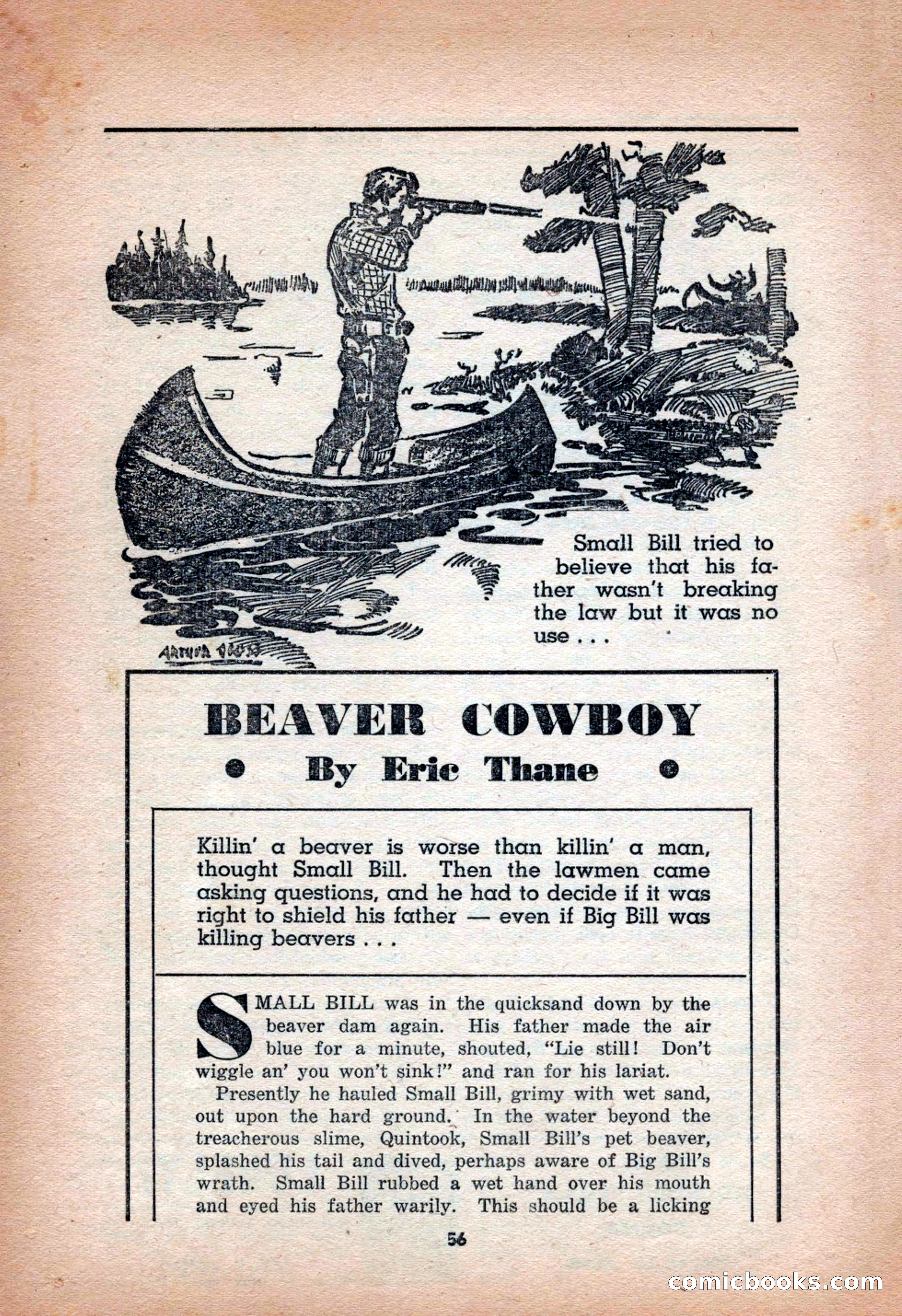 Western Yarns, January 1943 — page 56 of 100