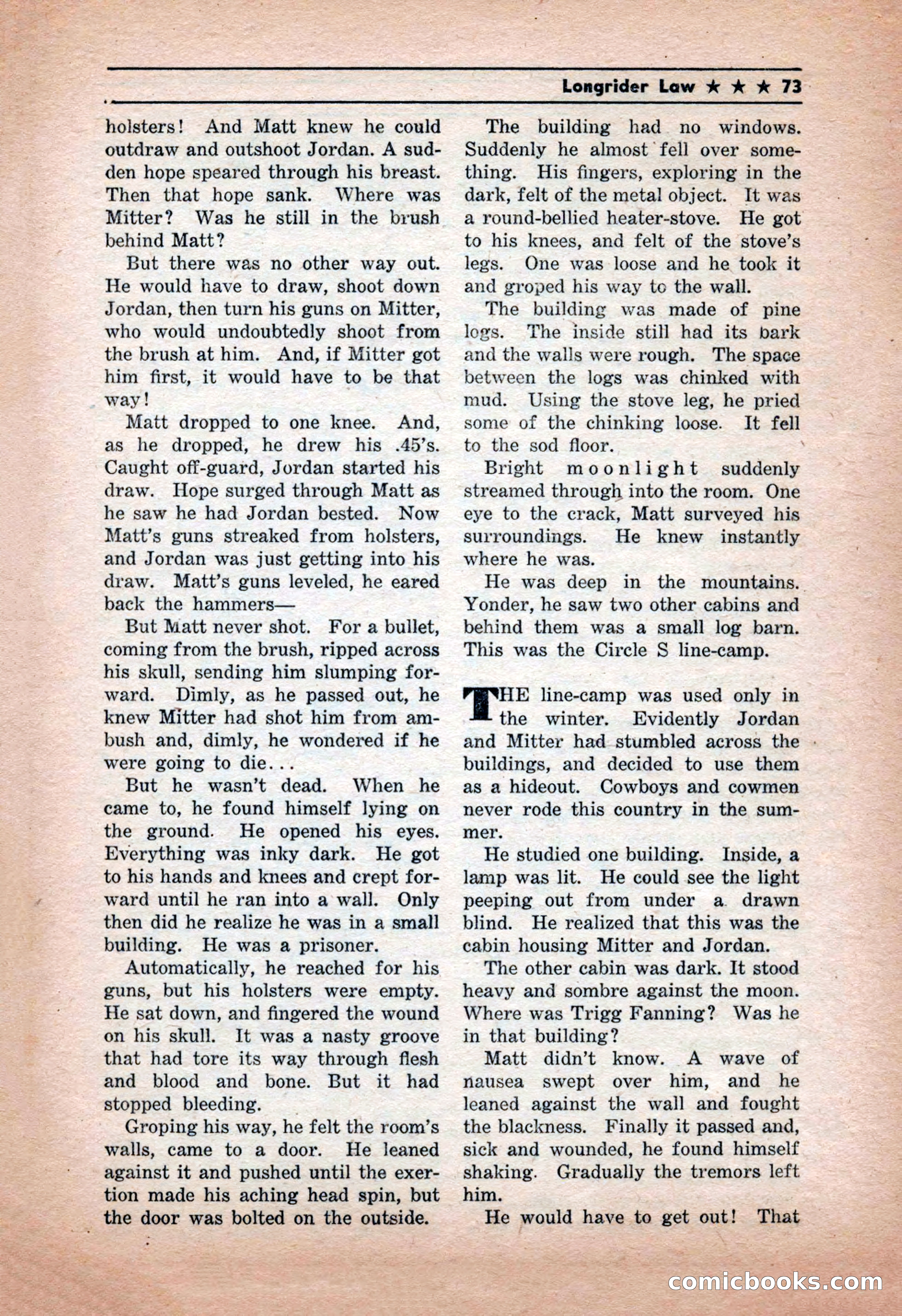 Western Yarns, January 1943 — page 73 of 100