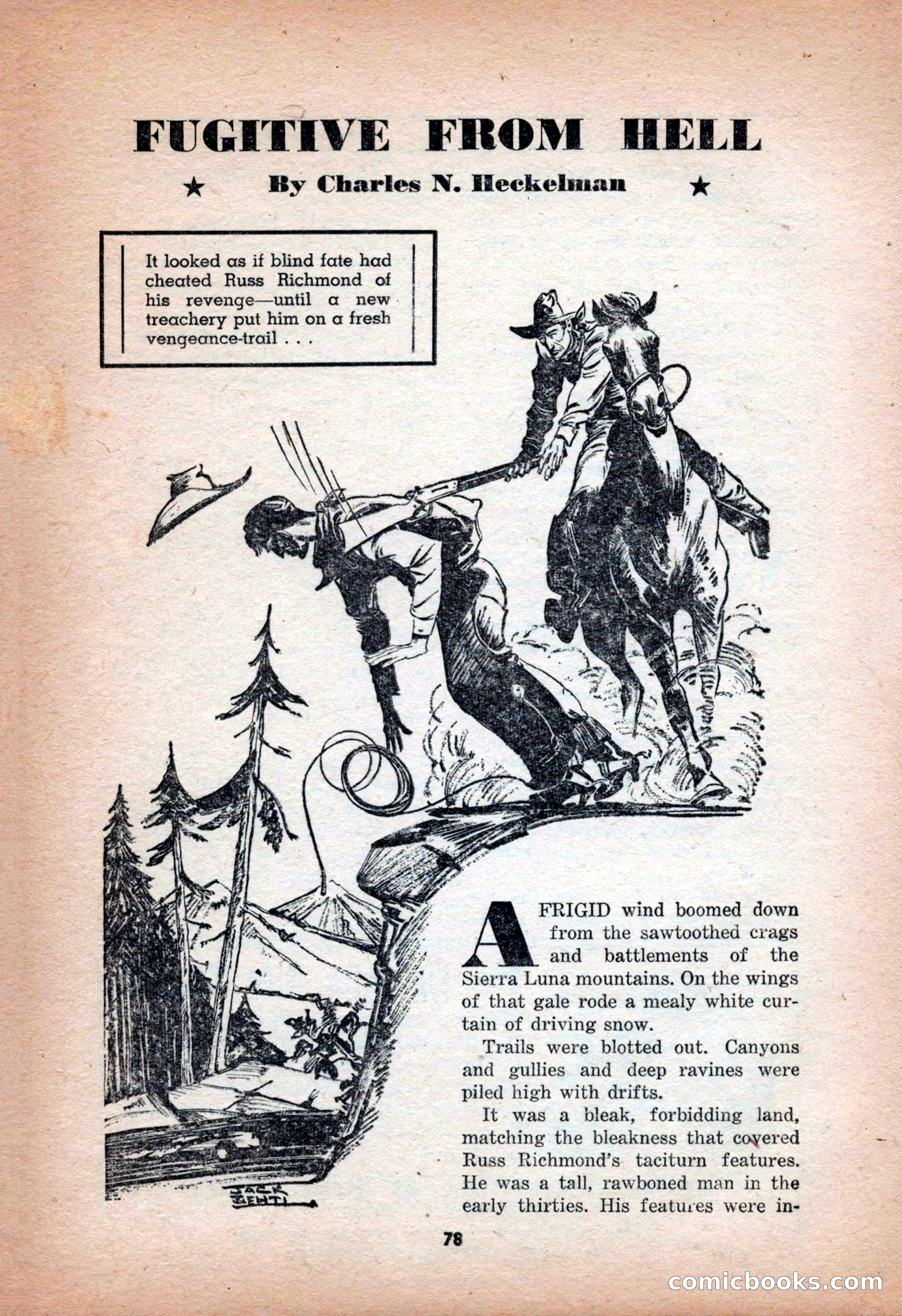 Western Yarns, January 1943 — page 78 of 100