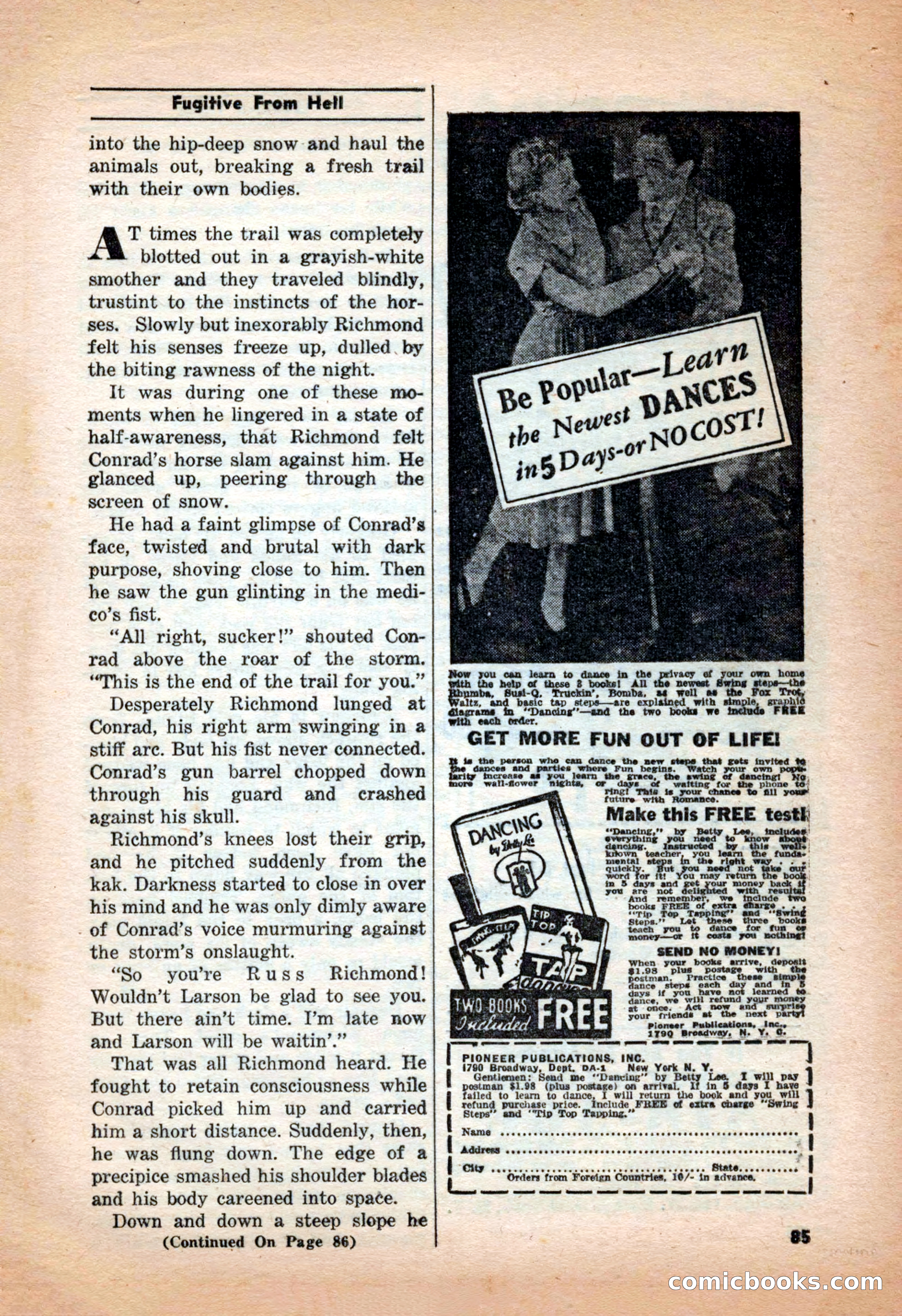 Western Yarns, January 1943 — page 85 of 100