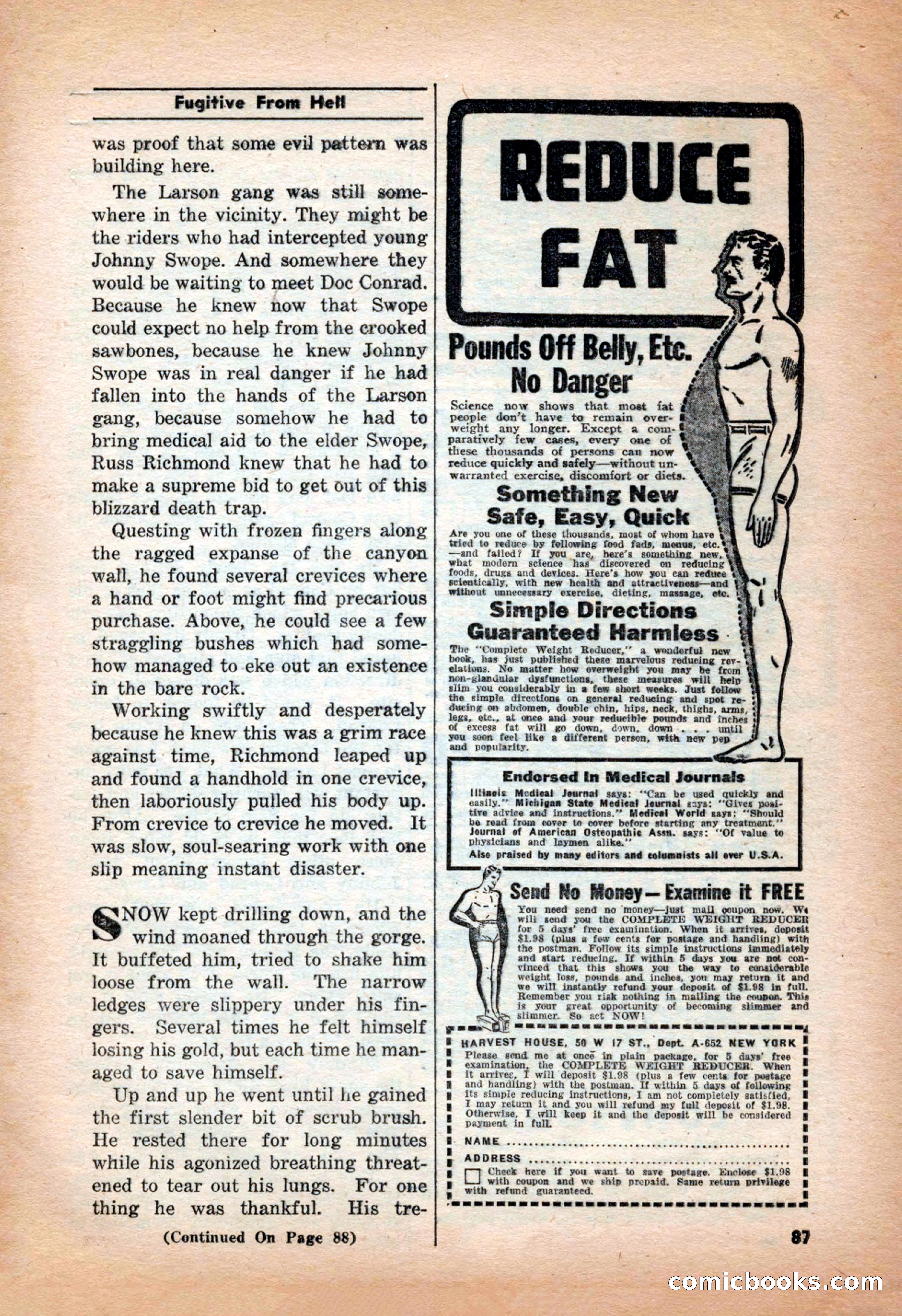 Western Yarns, January 1943 — page 87 of 100