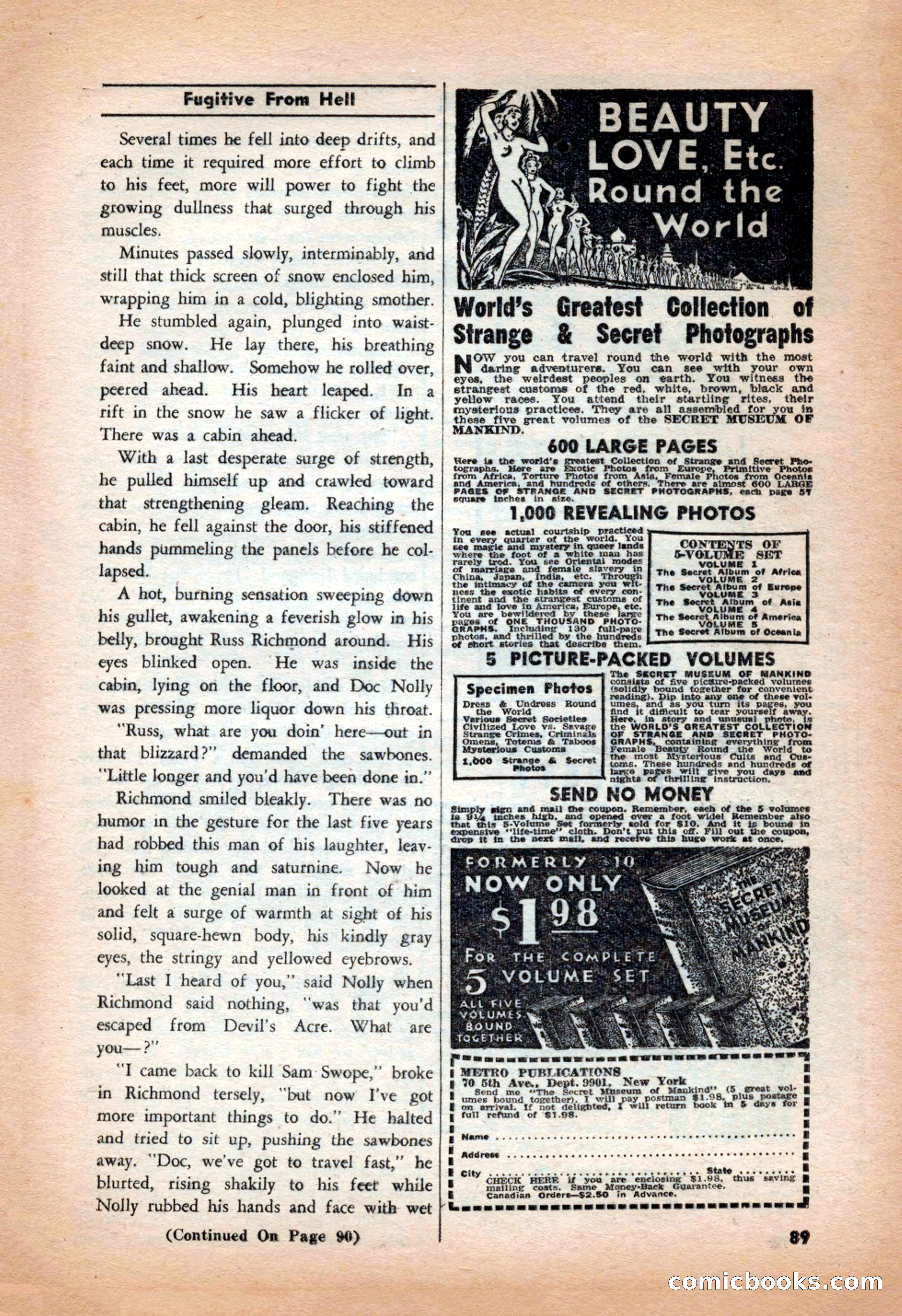 Western Yarns, January 1943 — page 89 of 100