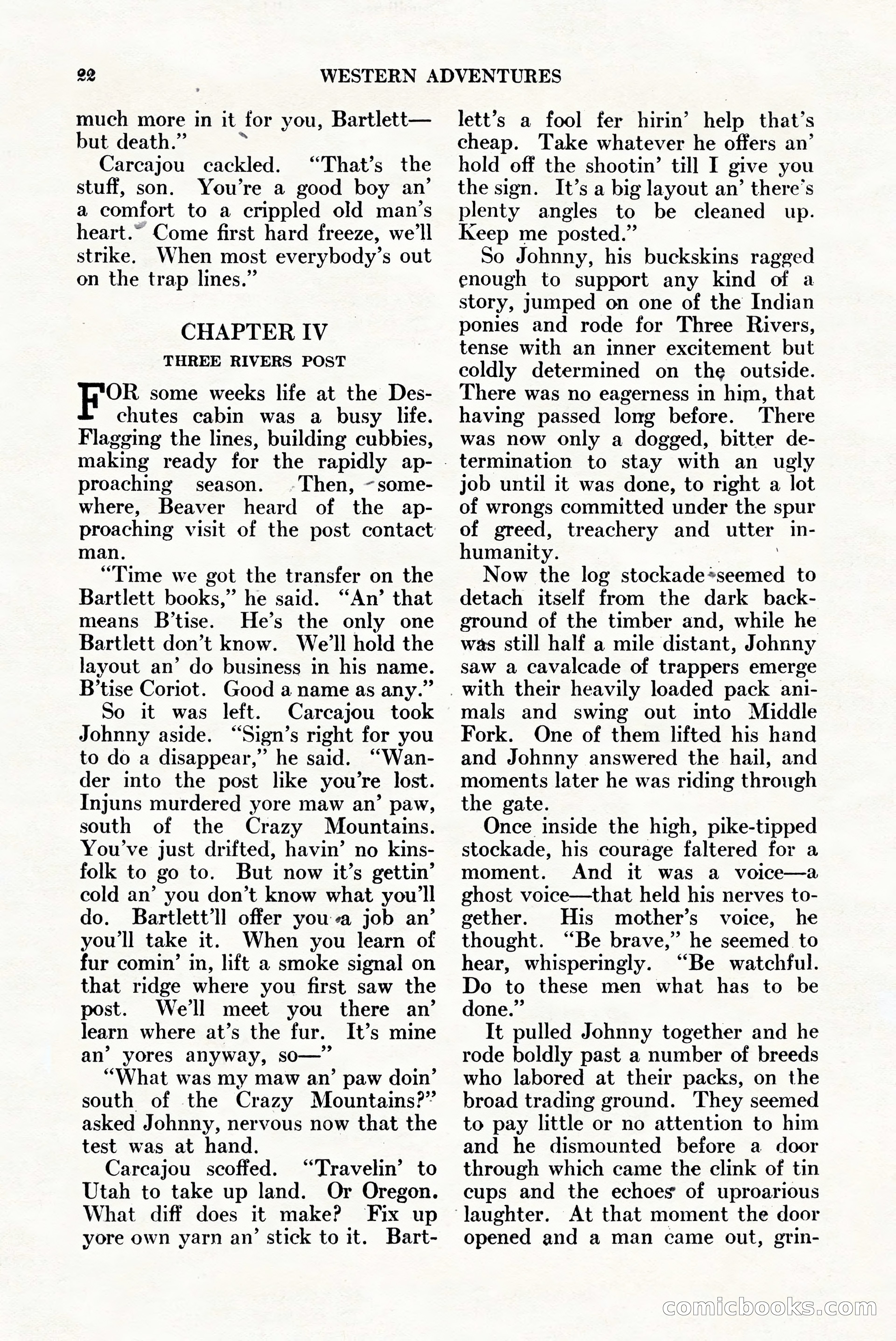 Western Adventures, April 1943 — page 22 of 164