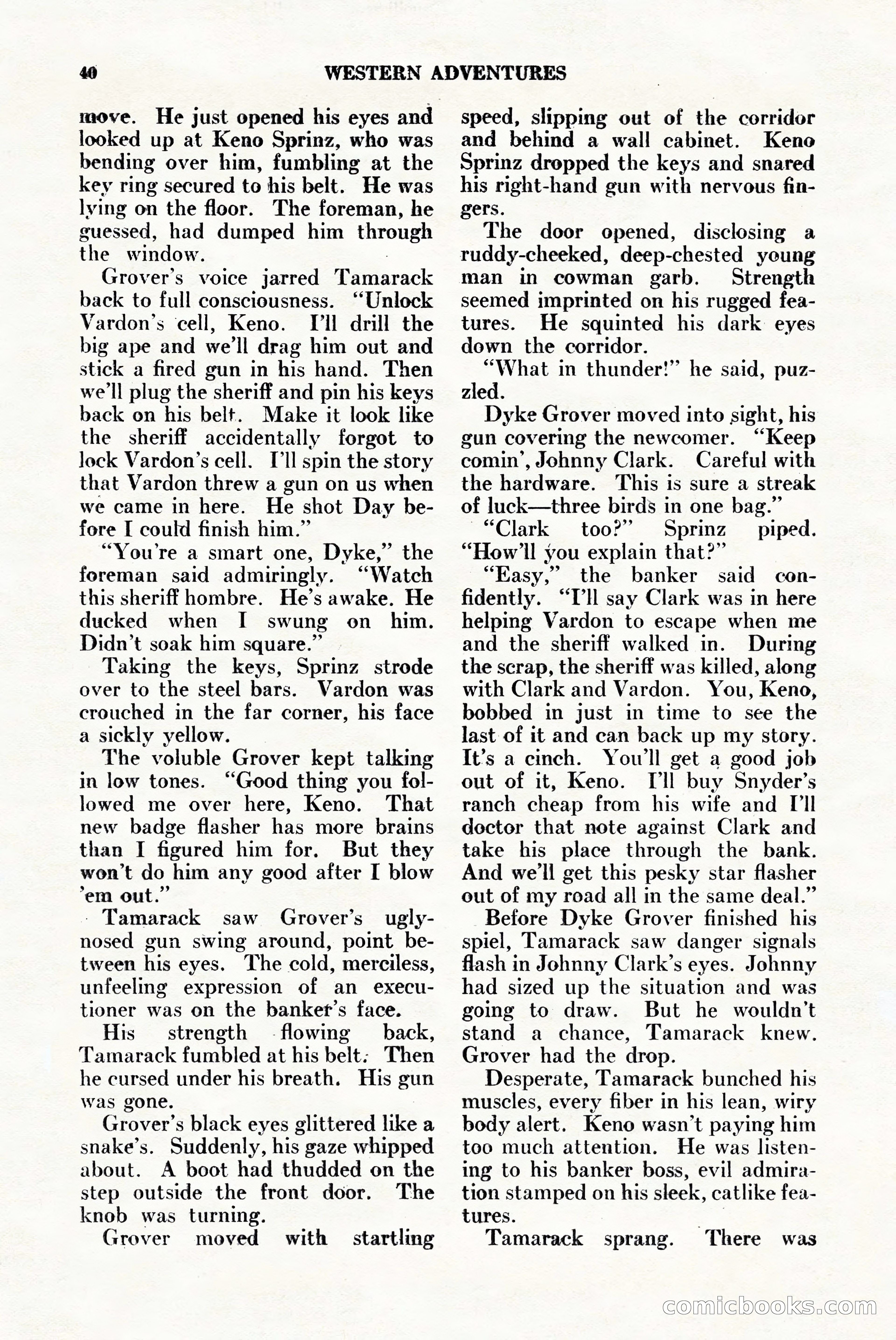 Western Adventures, April 1943 — page 40 of 164