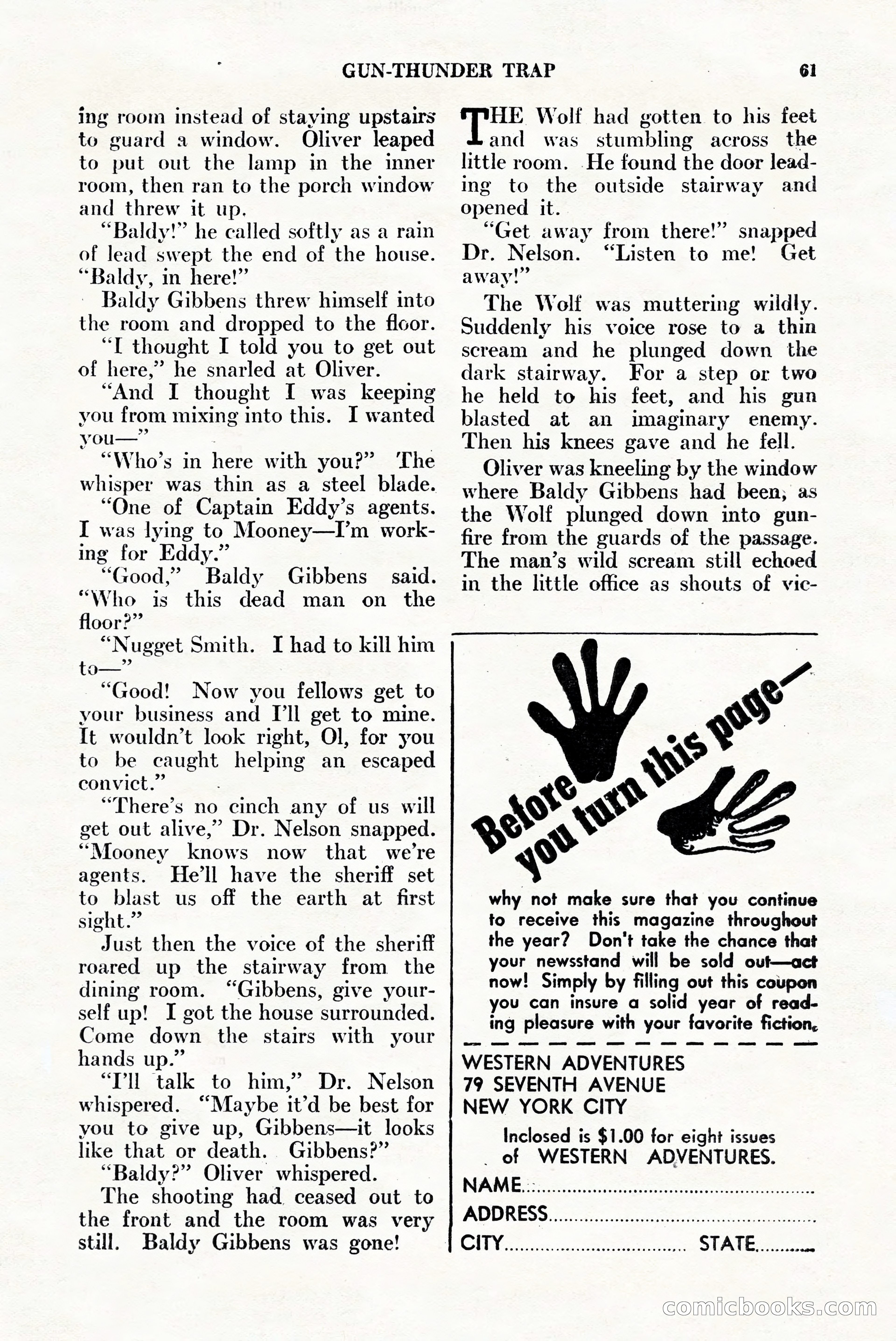 Western Adventures, April 1943 — page 61 of 164