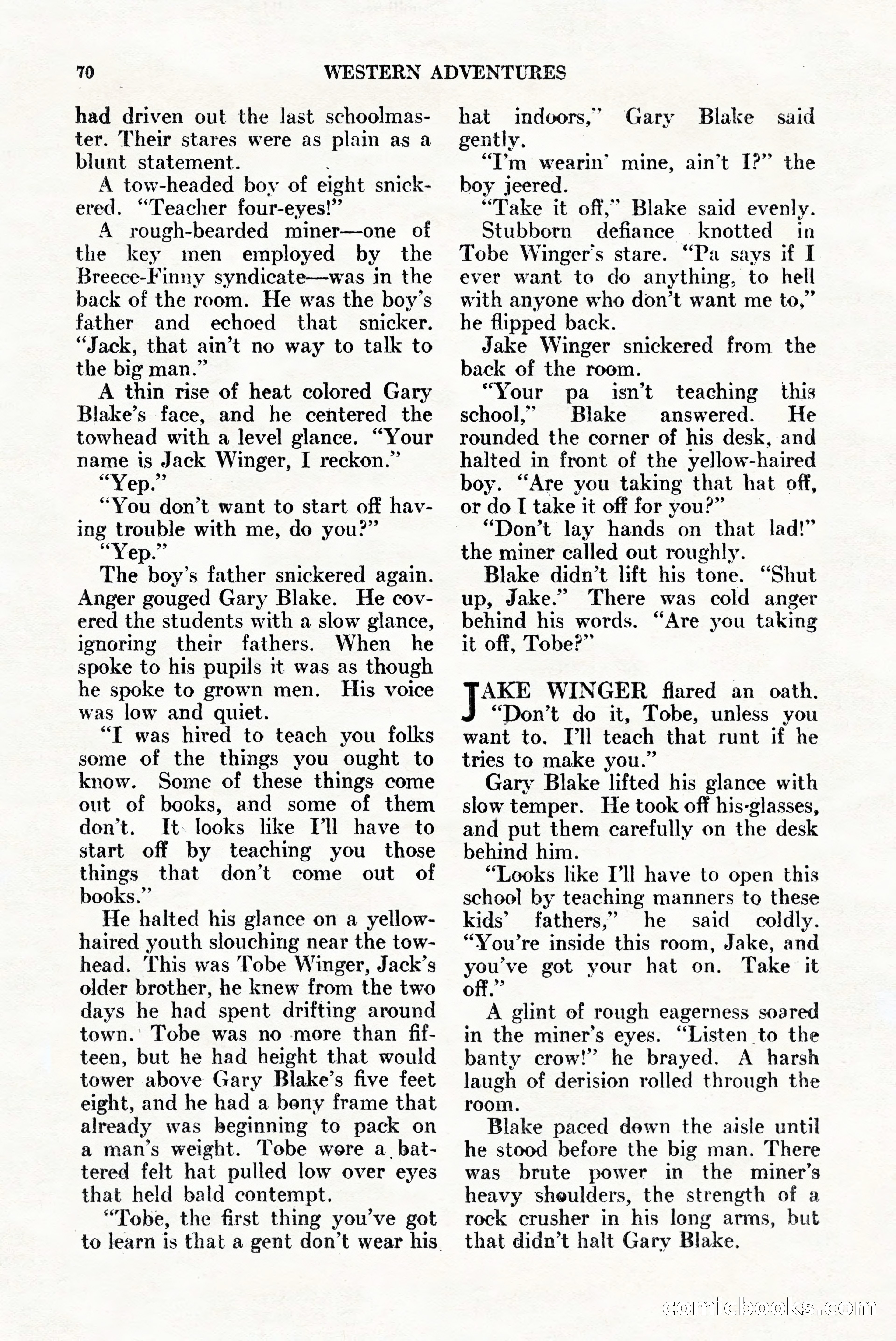 Western Adventures, April 1943 — page 70 of 164