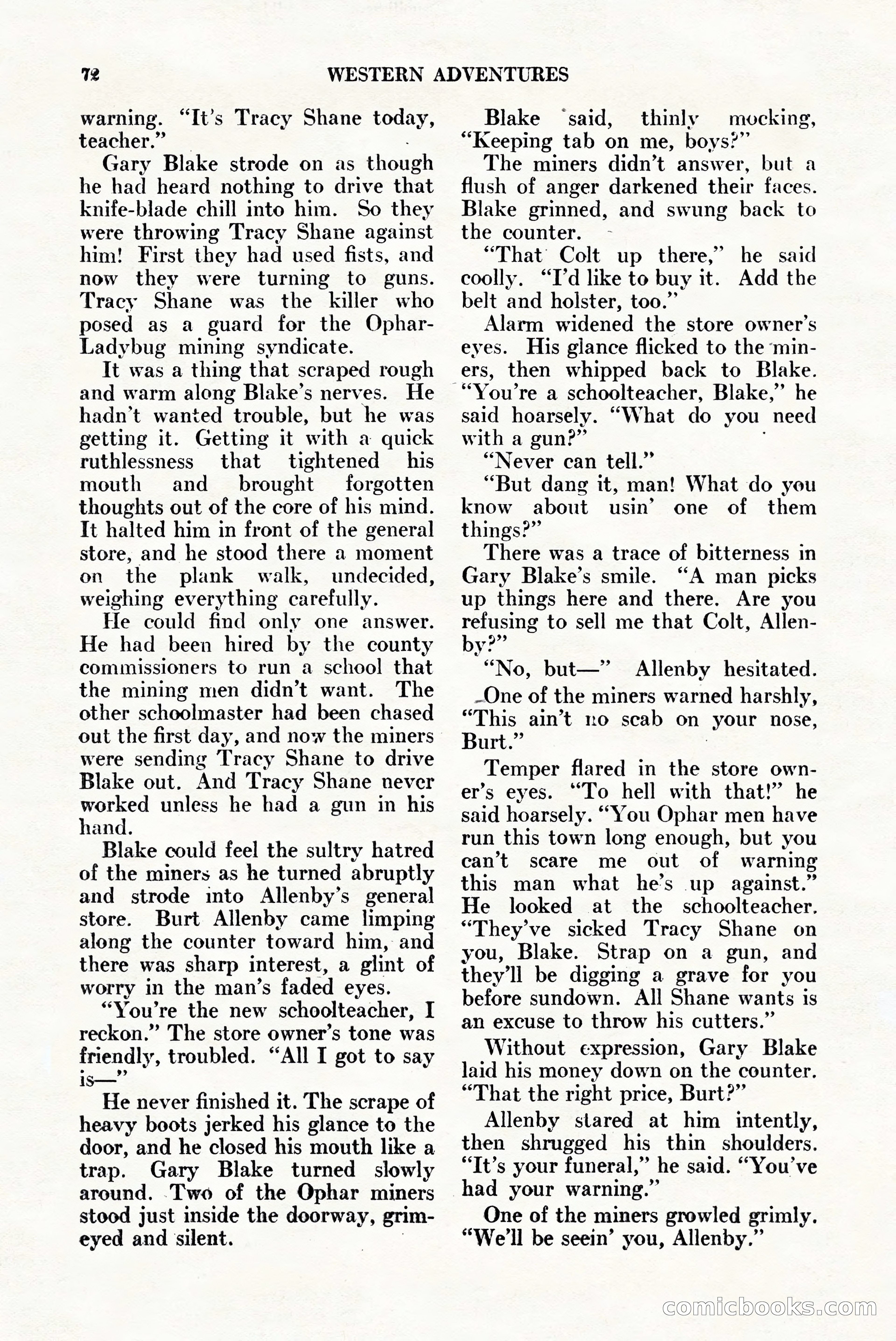Western Adventures, April 1943 — page 72 of 164