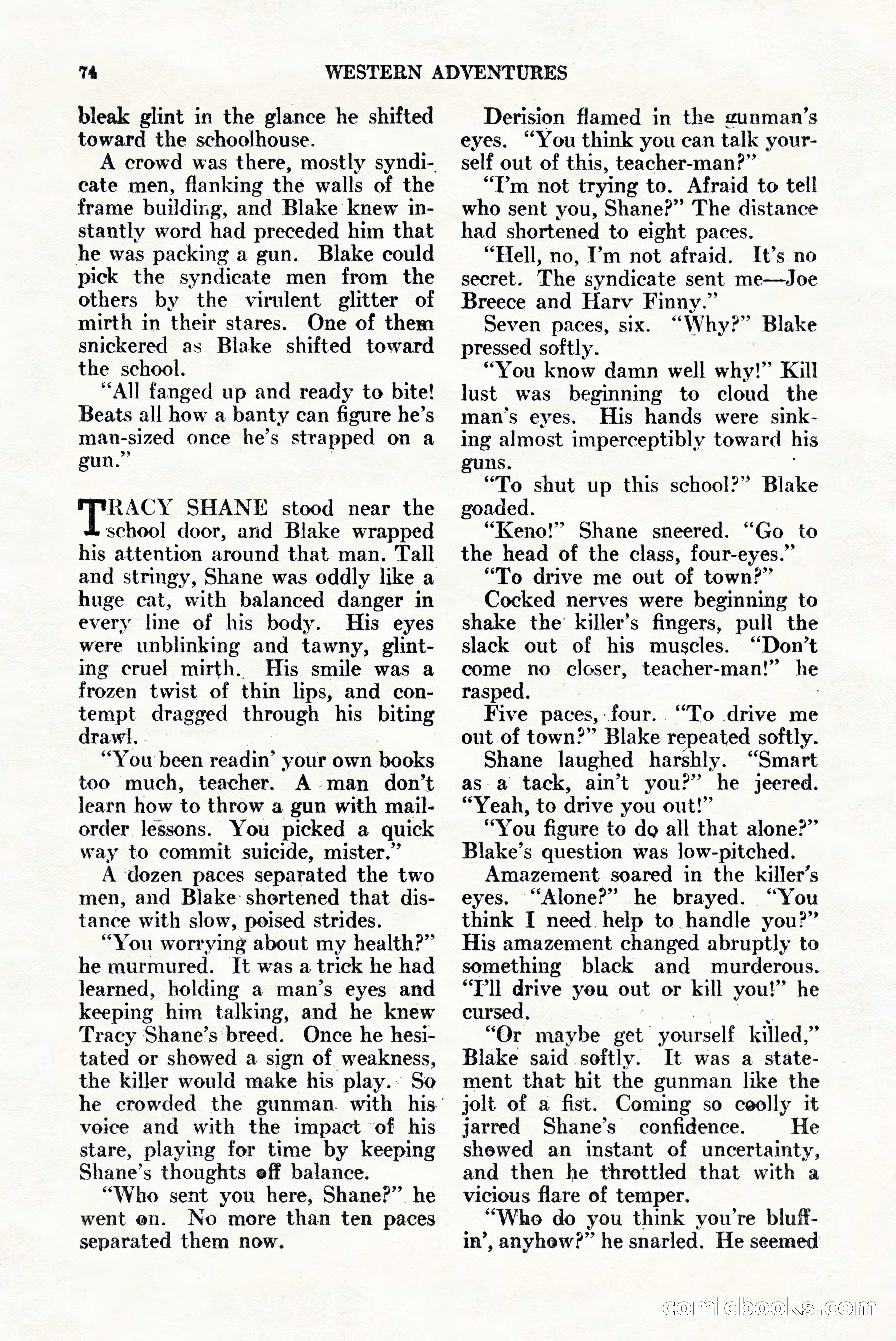 Western Adventures, April 1943 — page 74 of 164