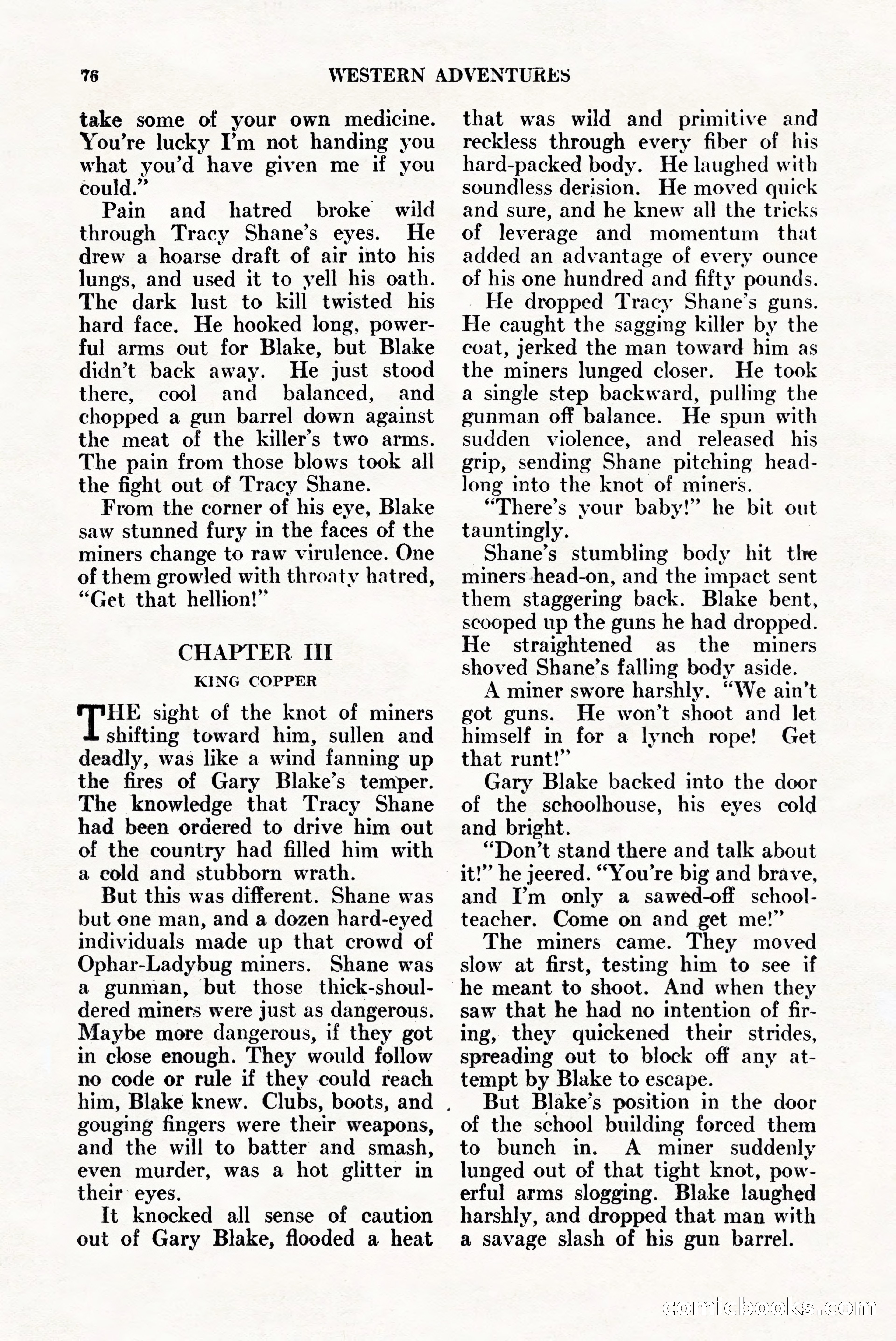 Western Adventures, April 1943 — page 76 of 164