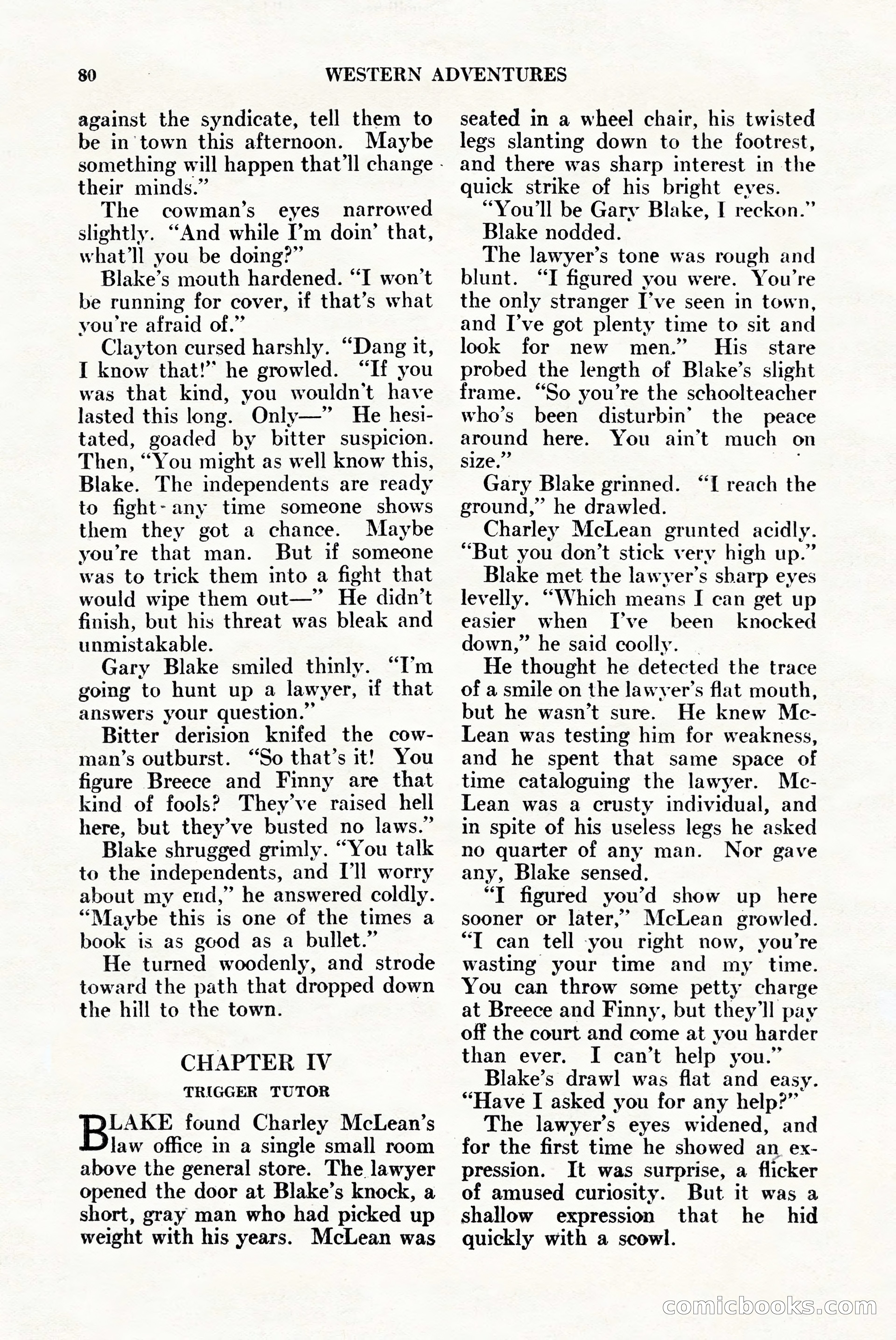 Western Adventures, April 1943 — page 80 of 164