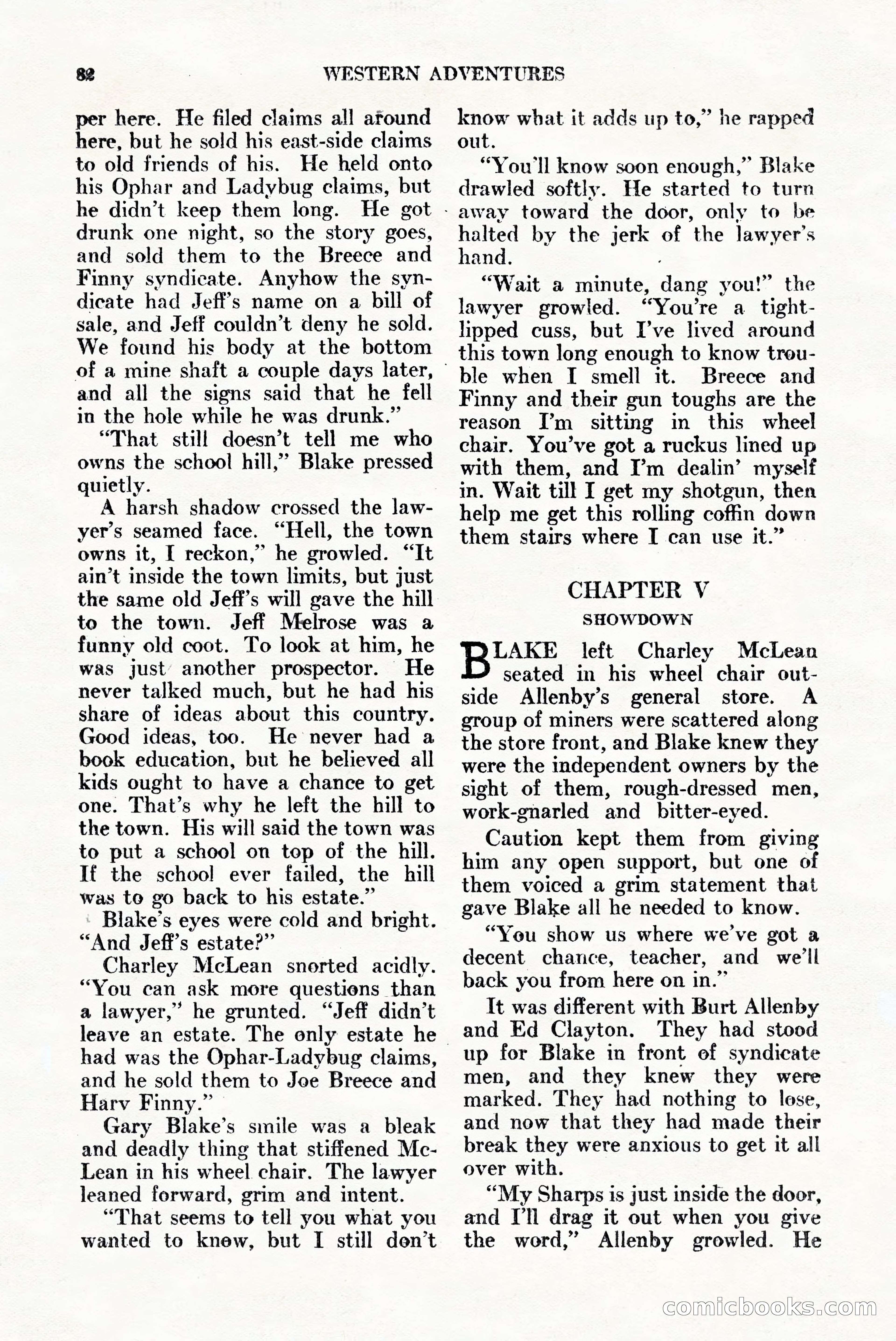 Western Adventures, April 1943 — page 82 of 164