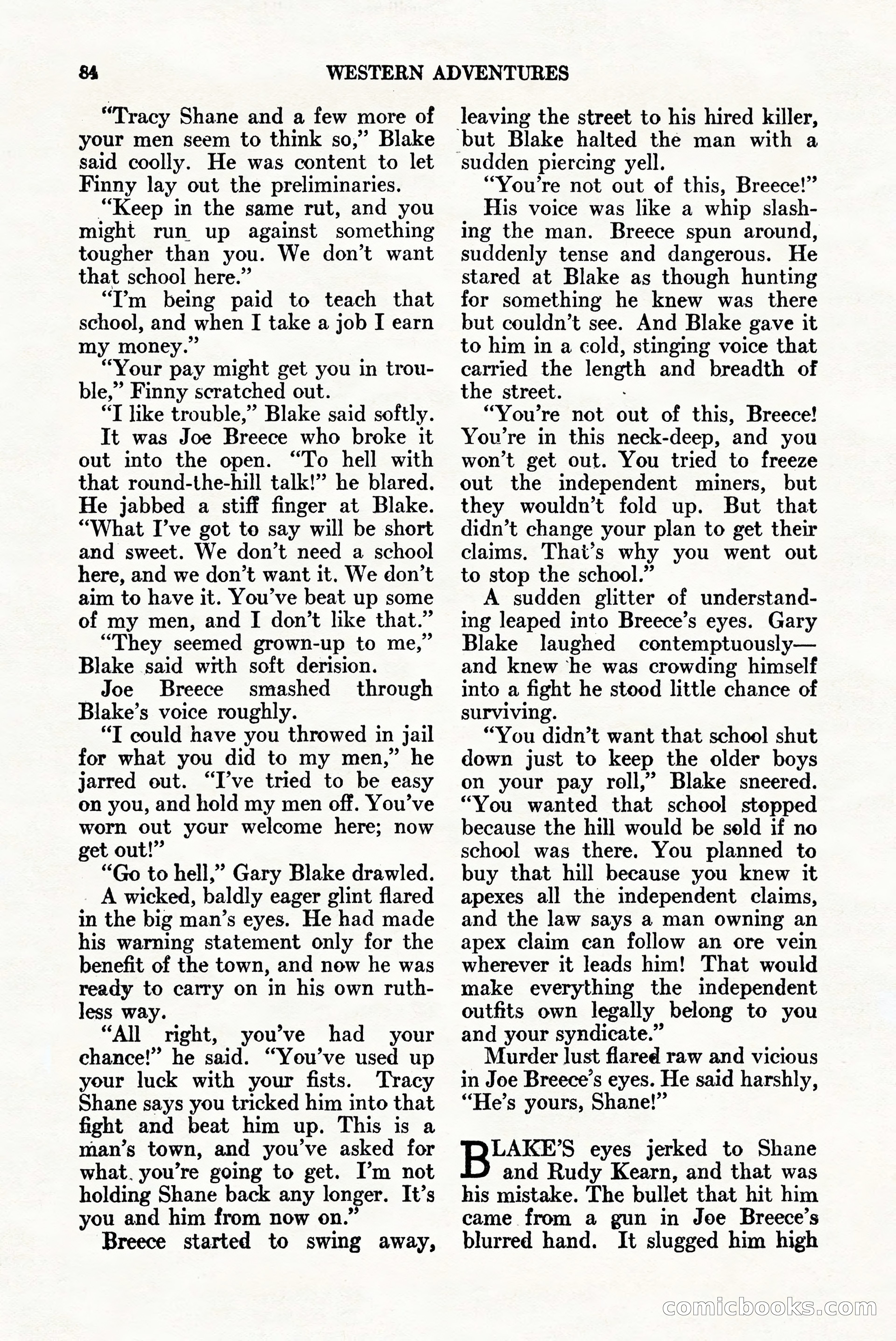 Western Adventures, April 1943 — page 84 of 164