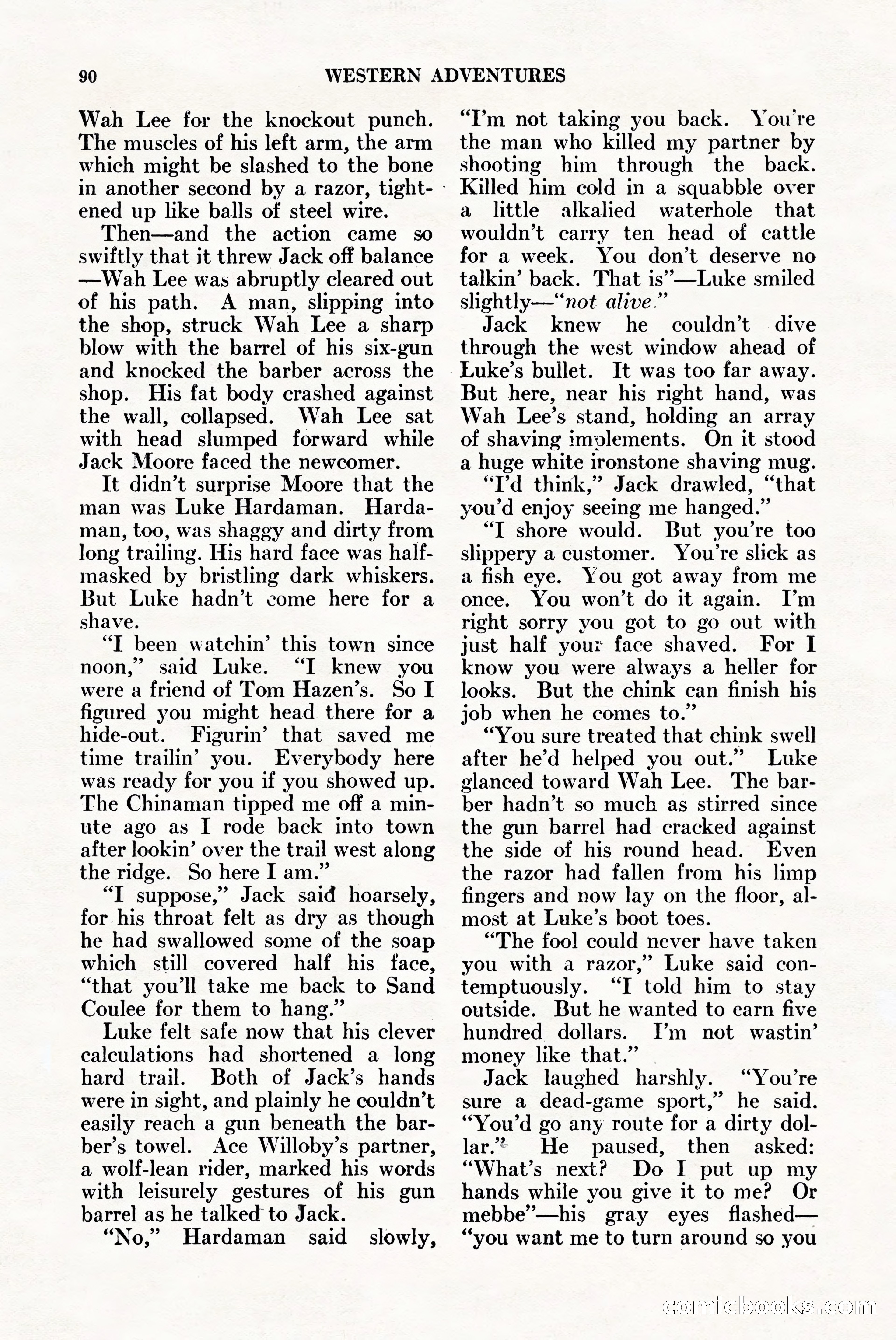 Western Adventures, April 1943 — page 90 of 164