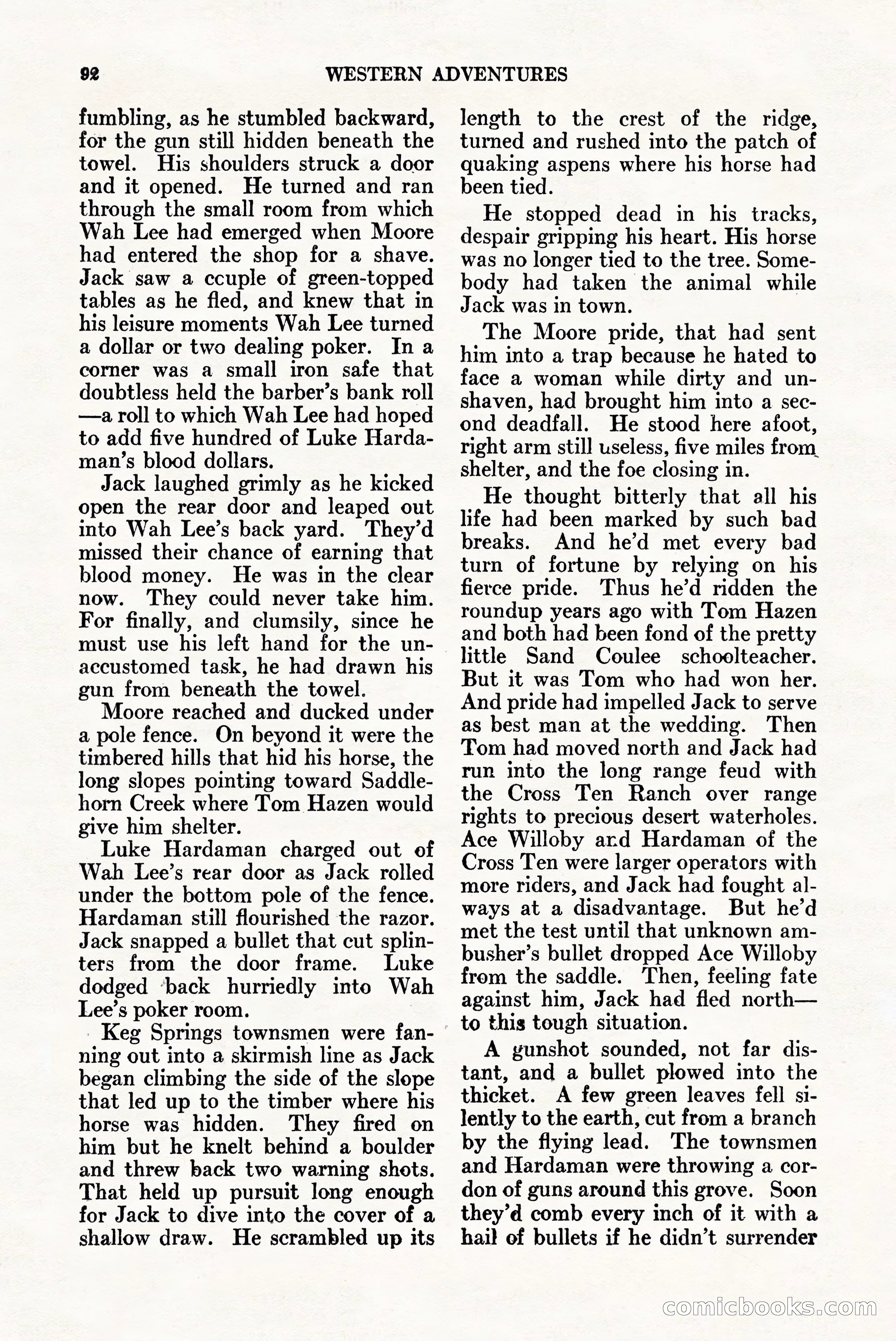 Western Adventures, April 1943 — page 92 of 164