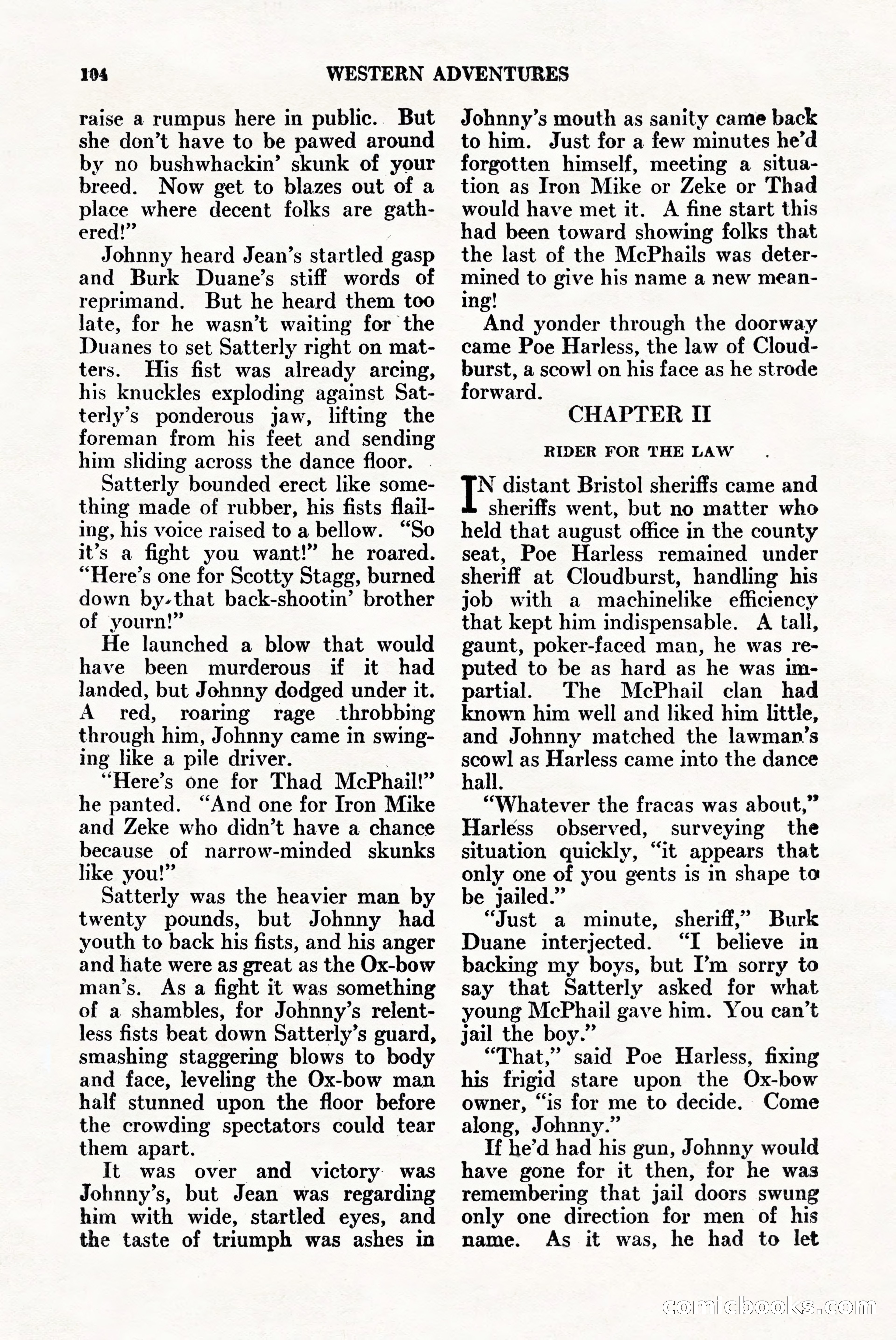 Western Adventures, April 1943 — page 104 of 164