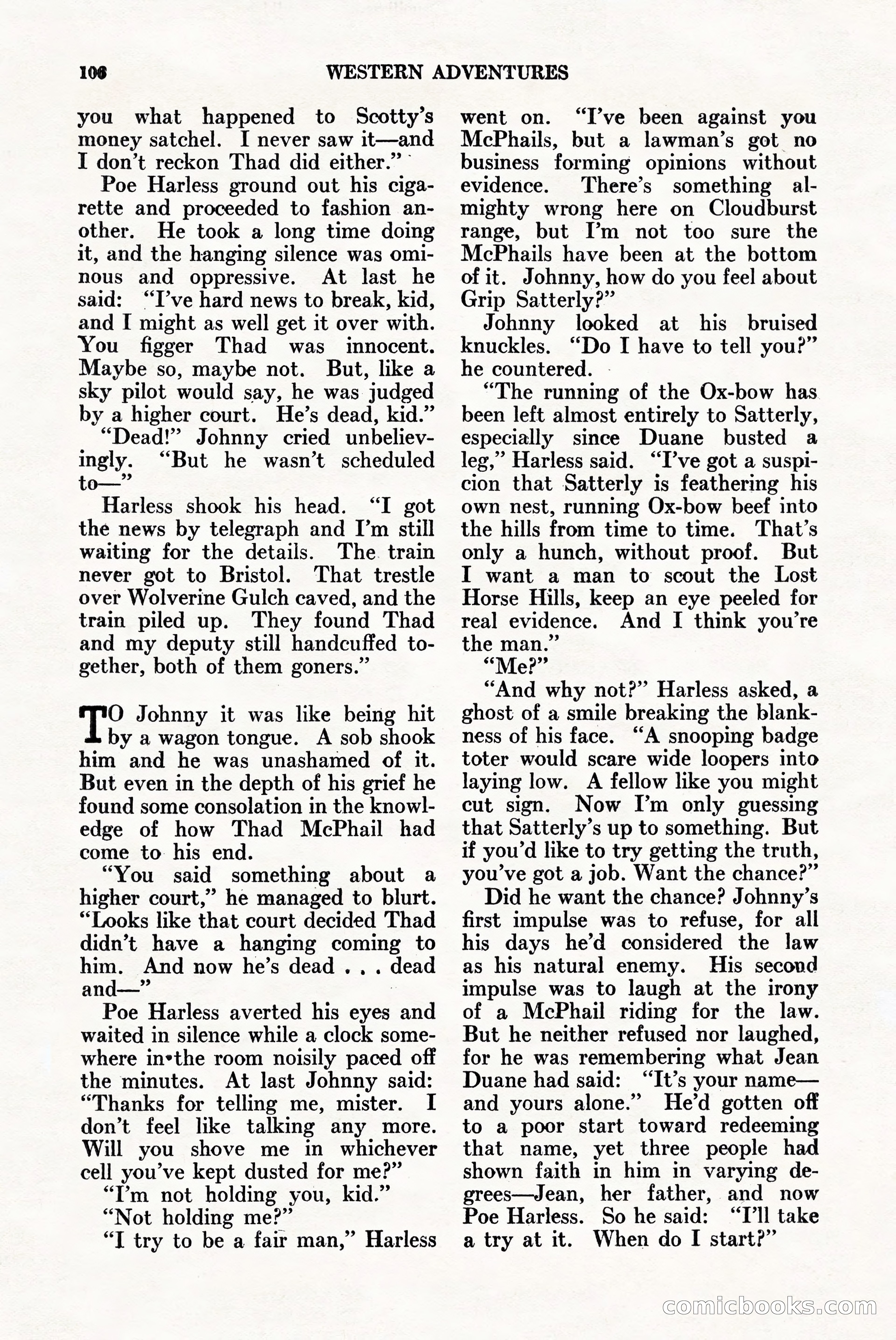 Western Adventures, April 1943 — page 106 of 164