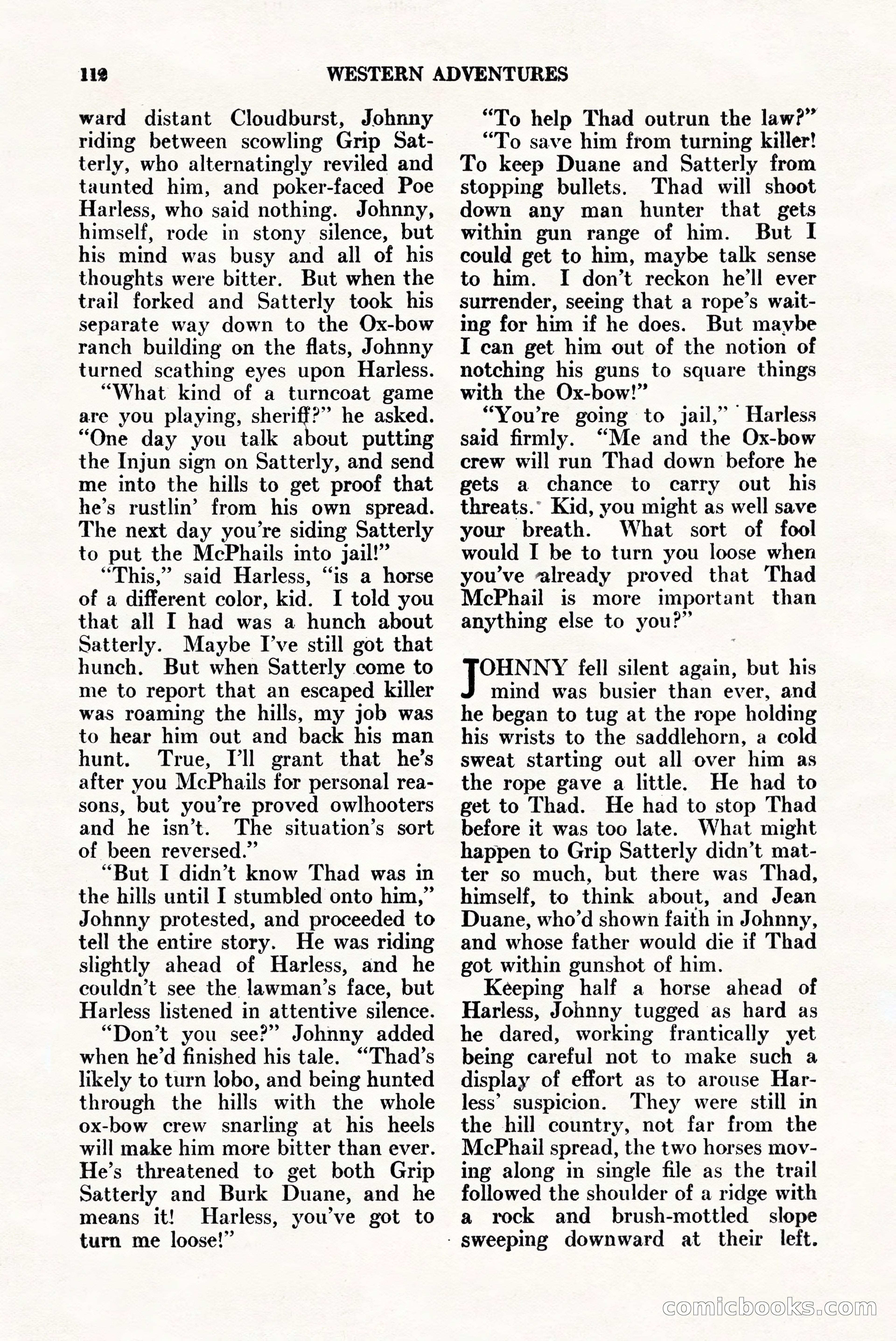 Western Adventures, April 1943 — page 112 of 164