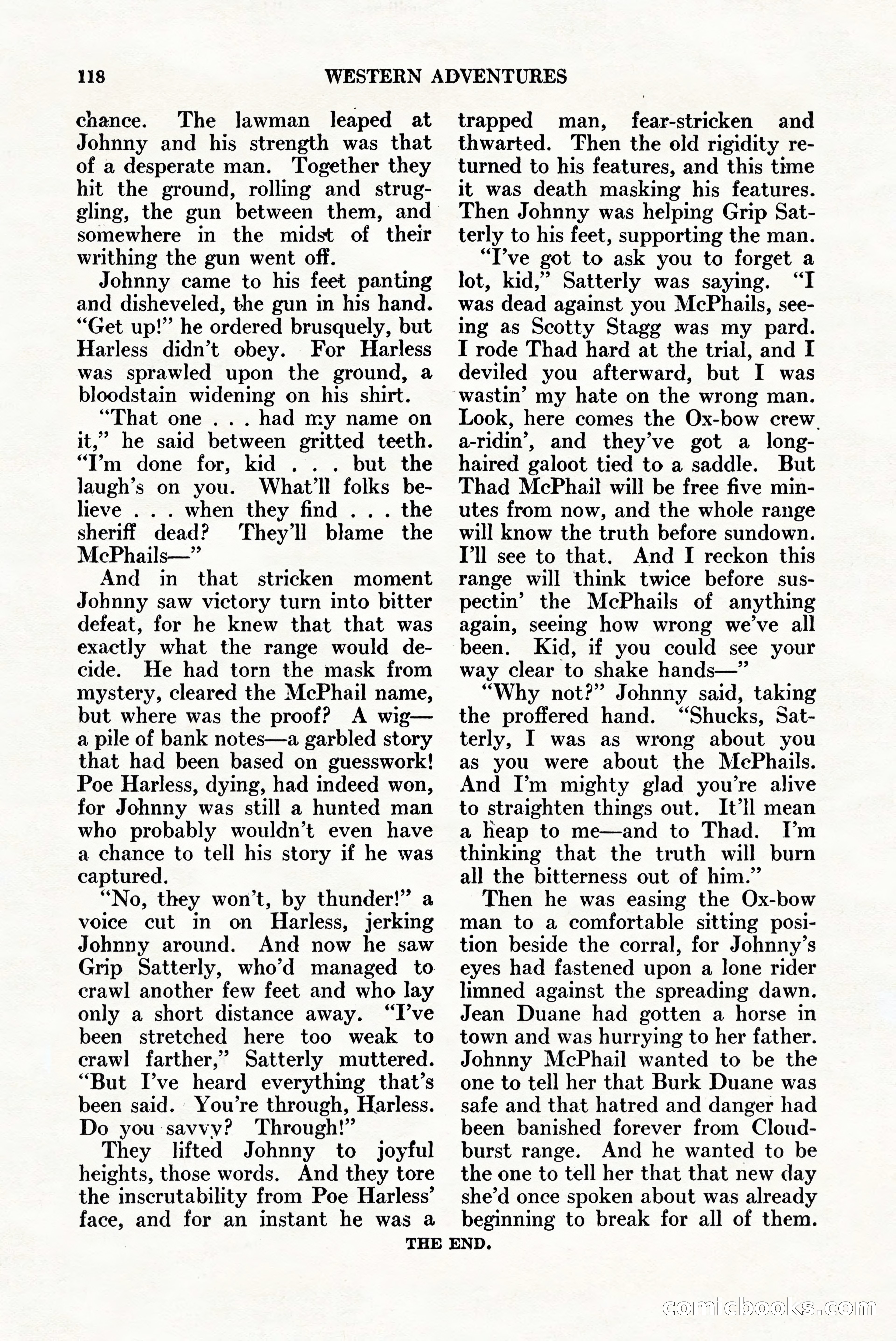 Western Adventures, April 1943 — page 118 of 164
