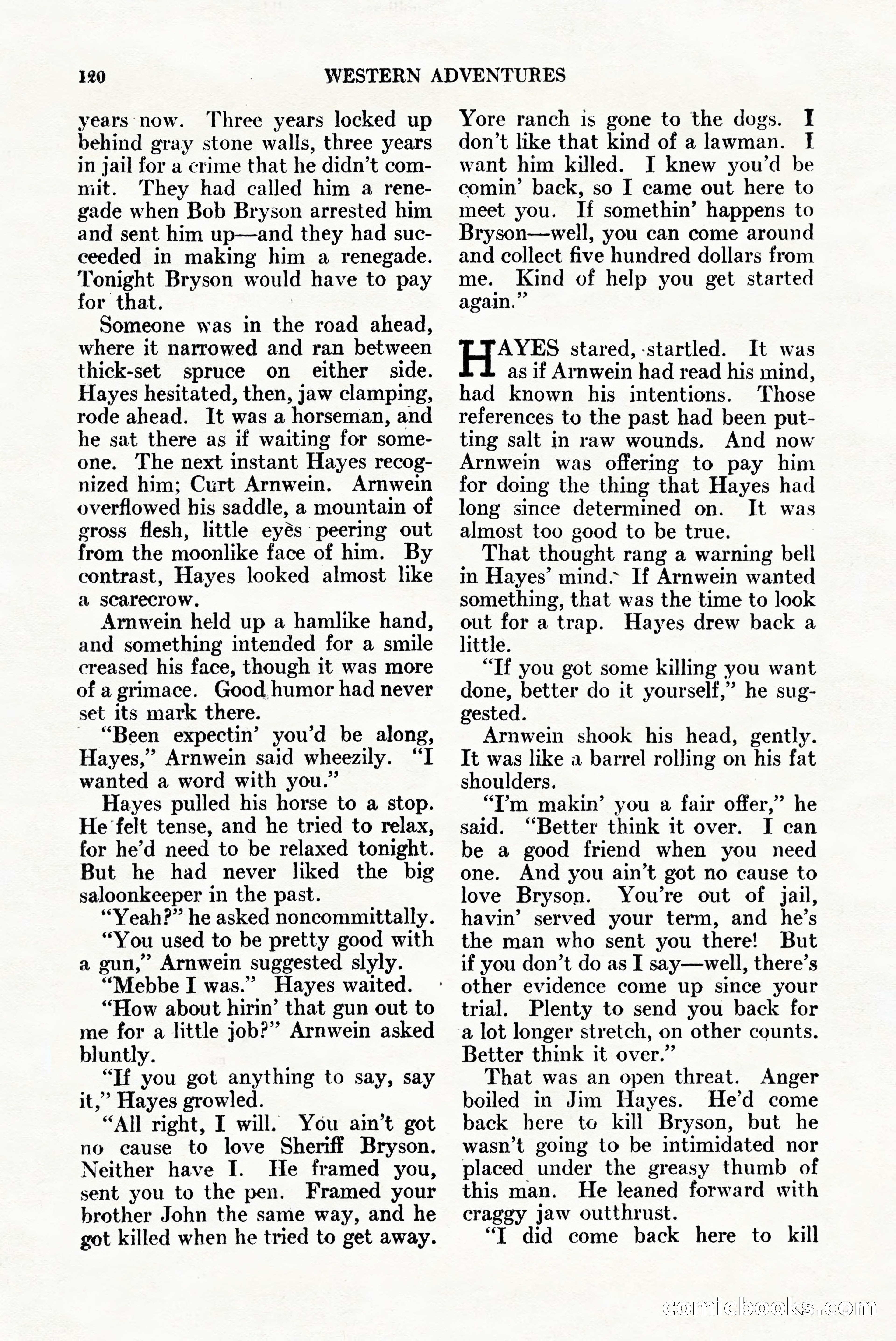 Western Adventures, April 1943 — page 120 of 164