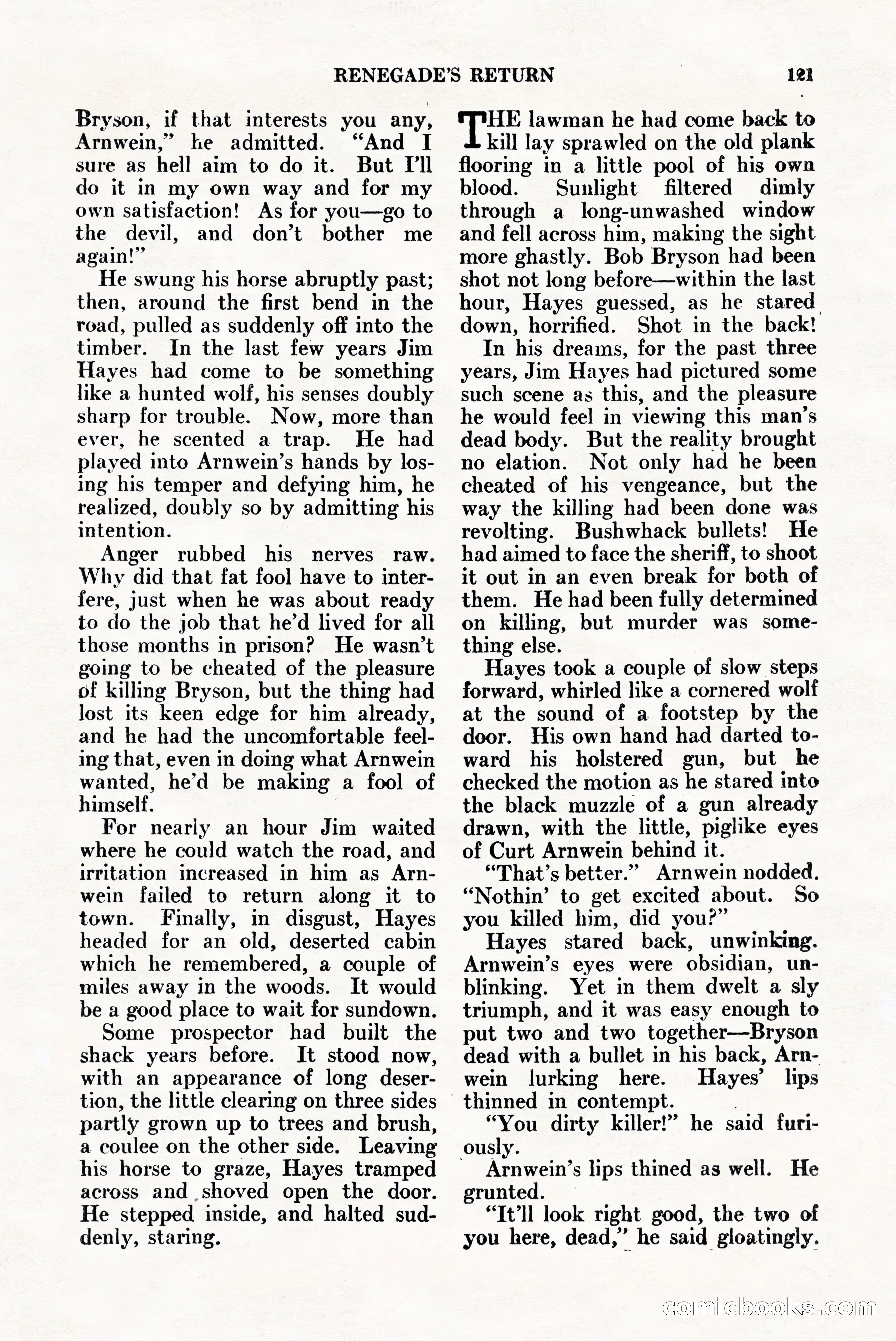 Western Adventures, April 1943 — page 121 of 164