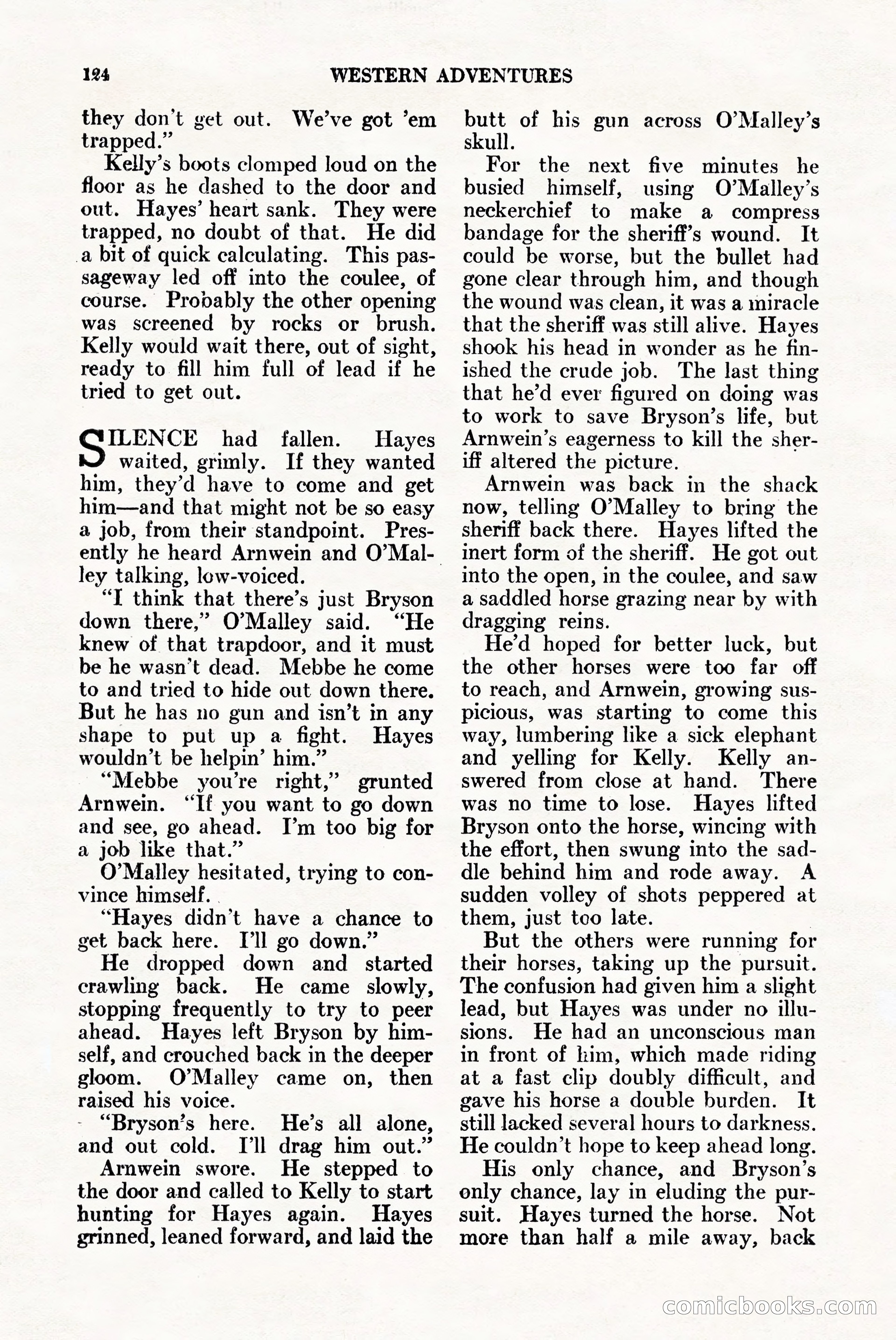 Western Adventures, April 1943 — page 124 of 164