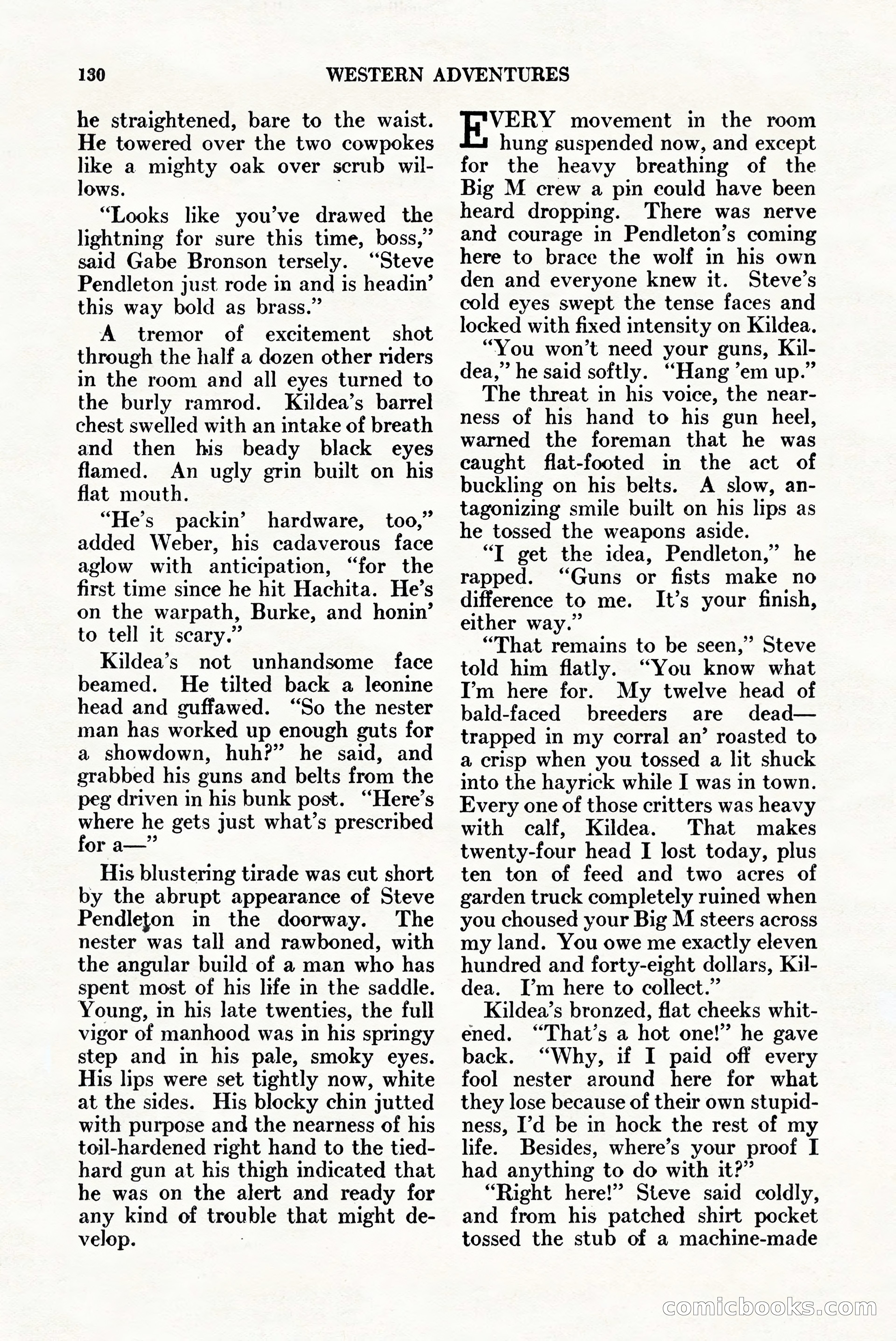 Western Adventures, April 1943 — page 130 of 164