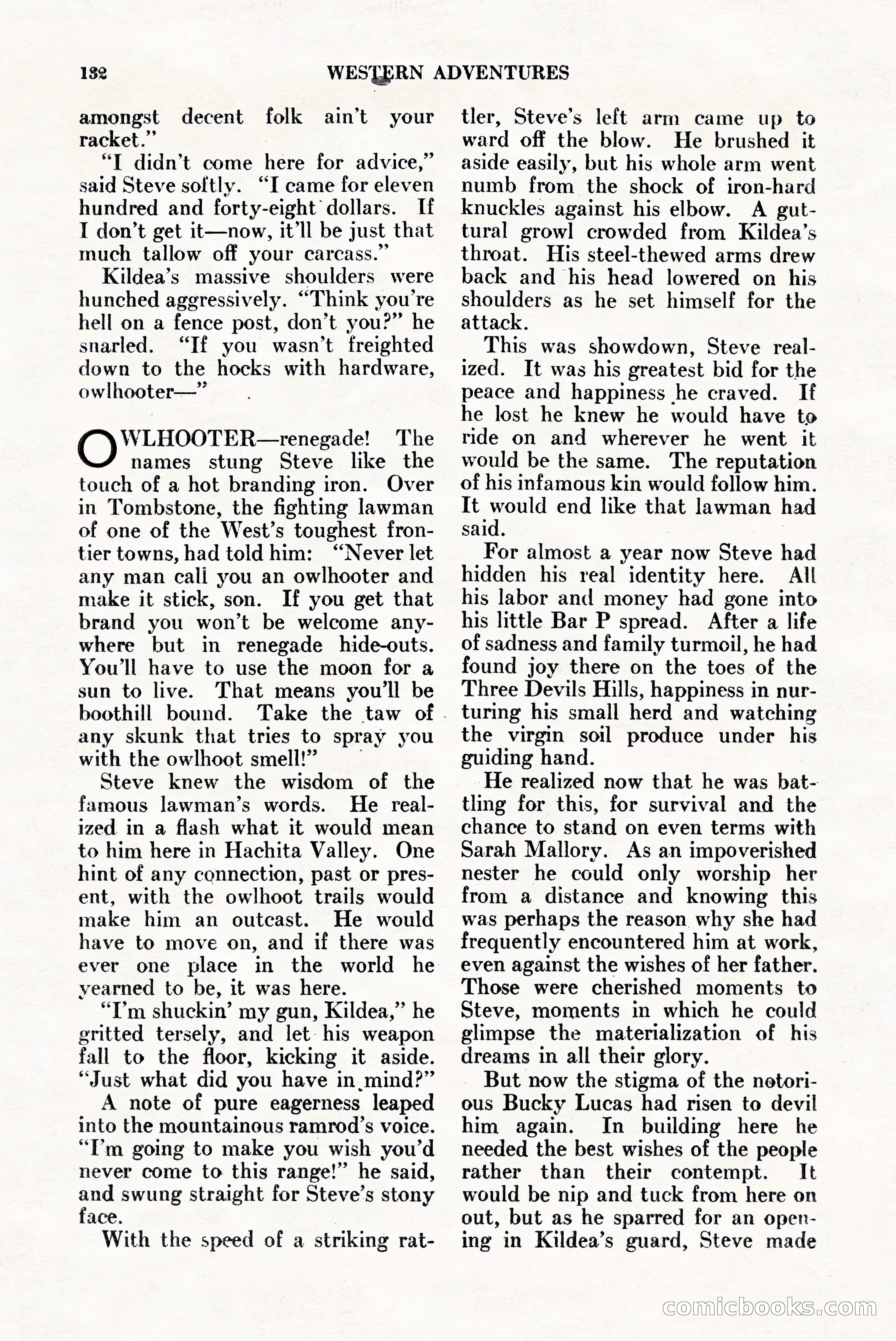 Western Adventures, April 1943 — page 132 of 164